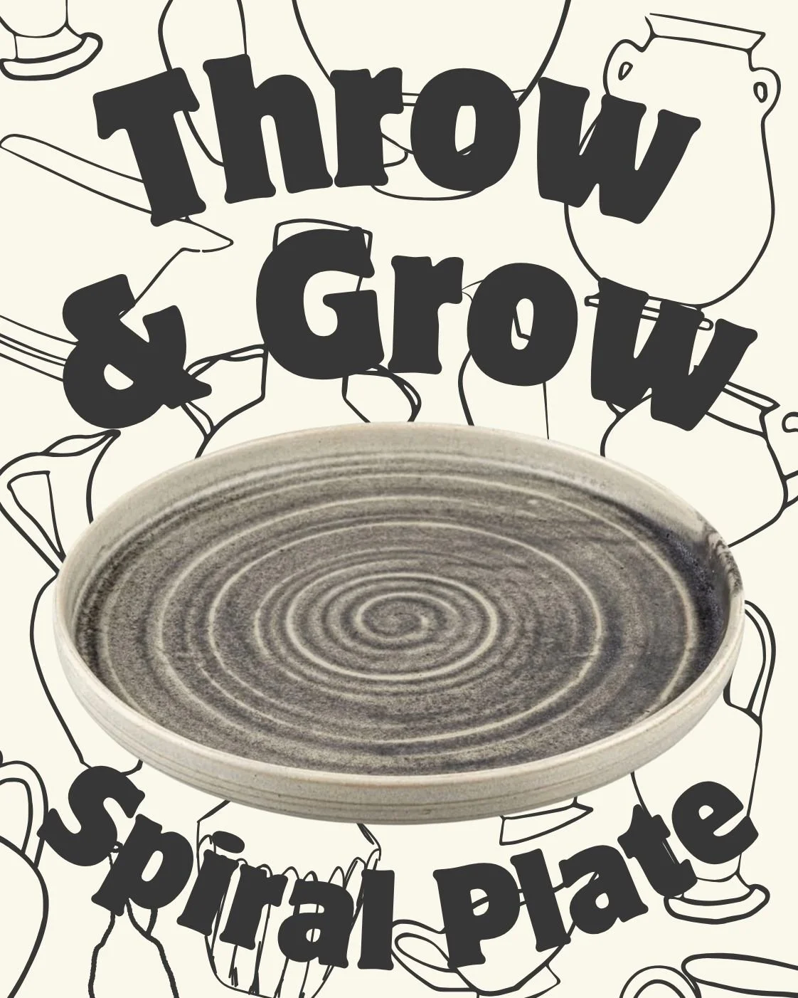 Throw &amp; Grow Wheel Session; Spiral Plate