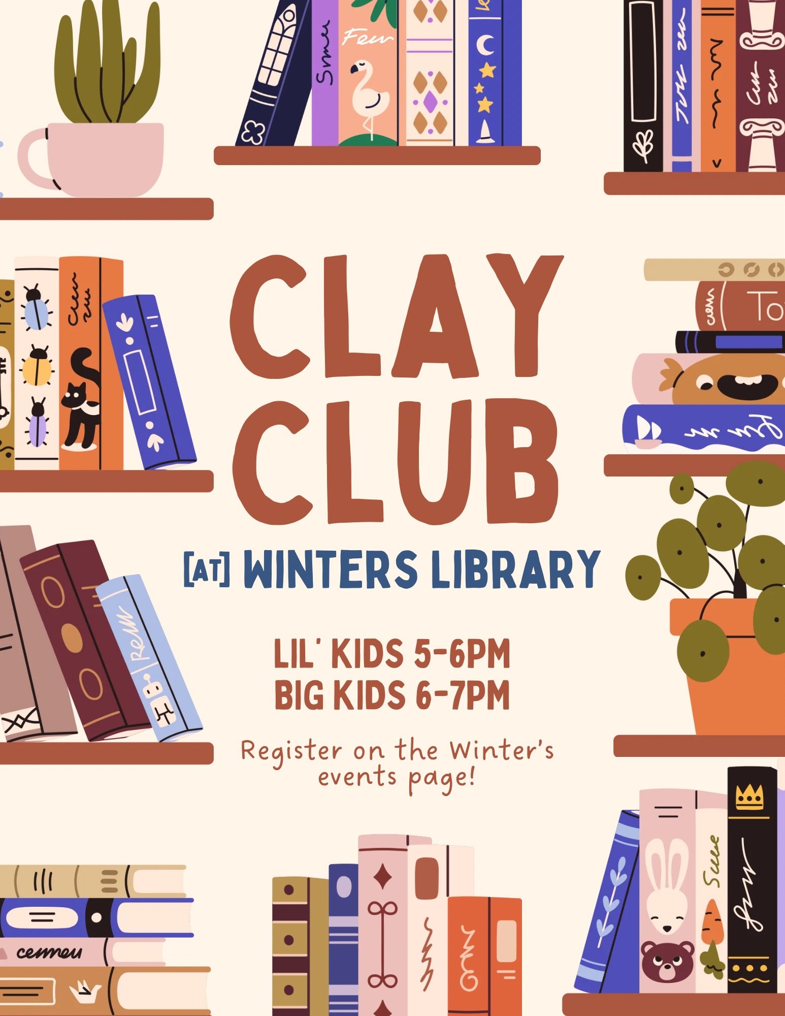 Clay Club at Winters Library