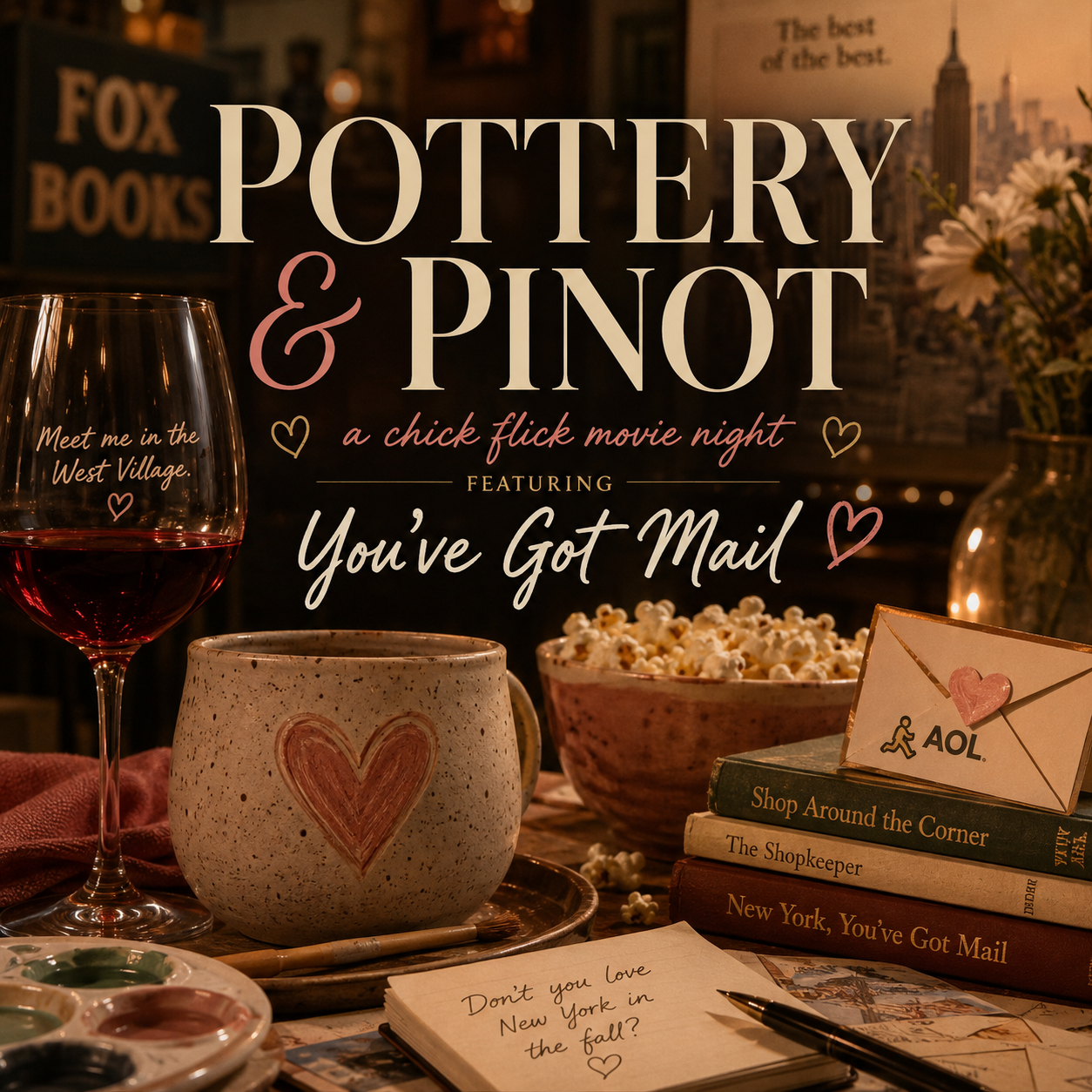 Pottery and Pinot; You’ve Got Mail!