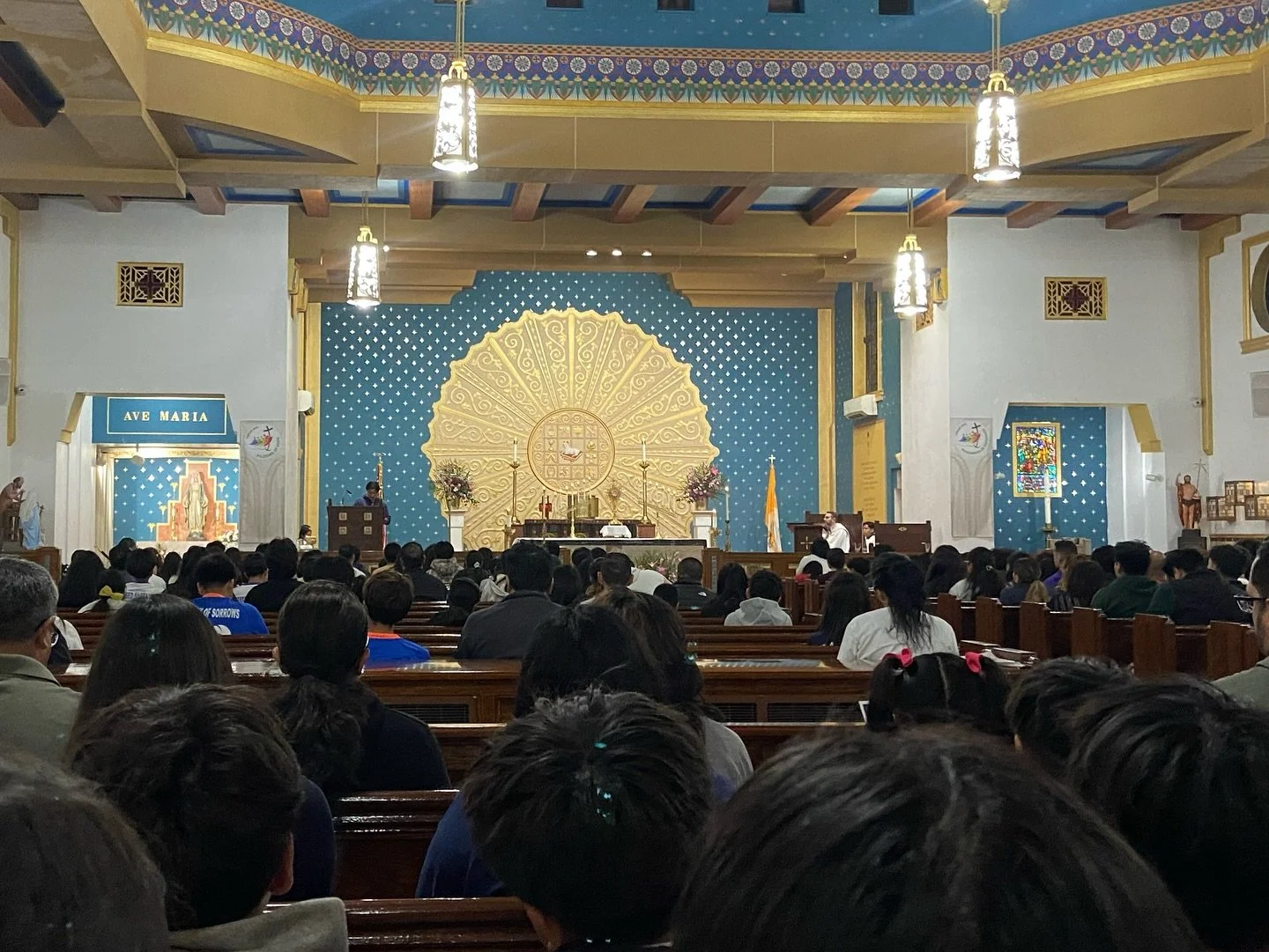 A soul-refreshing Holy Hour at Blessed Sacrament, followed by an evening filled with laughter and dancing!☺️ #youthgroup