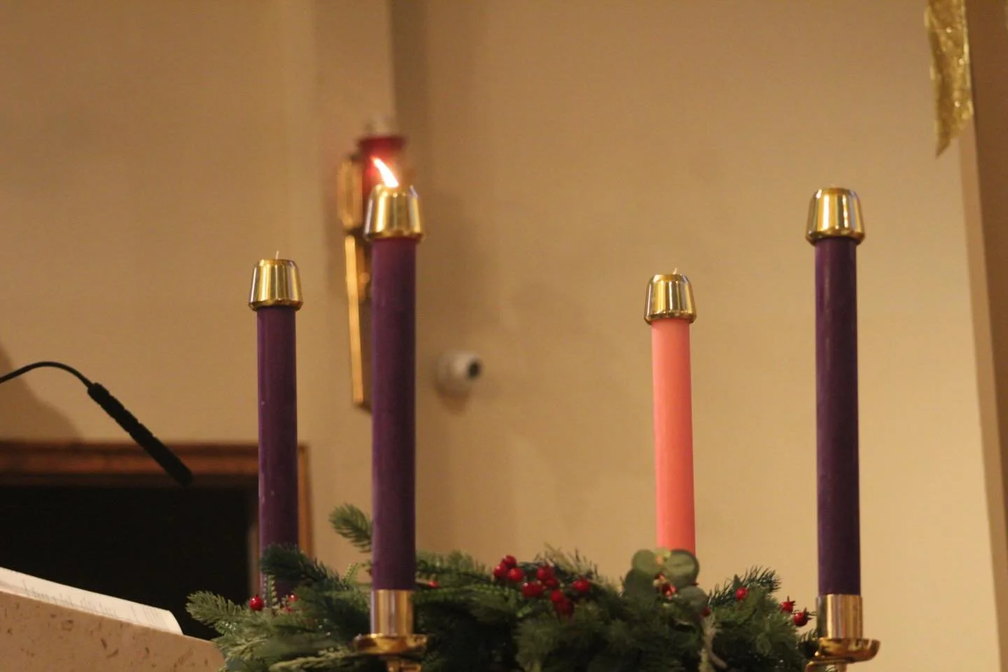 The first Candle is lit, the season of advent is here! 
&ldquo;Maranatha&rdquo;, come lord Jesus!

&mdash;&mdash;&mdash;&mdash;&mdash;&mdash;&mdash;&mdash;&mdash;&mdash;&mdash;&mdash;&mdash;&mdash;&mdash;&mdash;&mdash;&mdash;&mdash;&mdash;&mdash;&mda