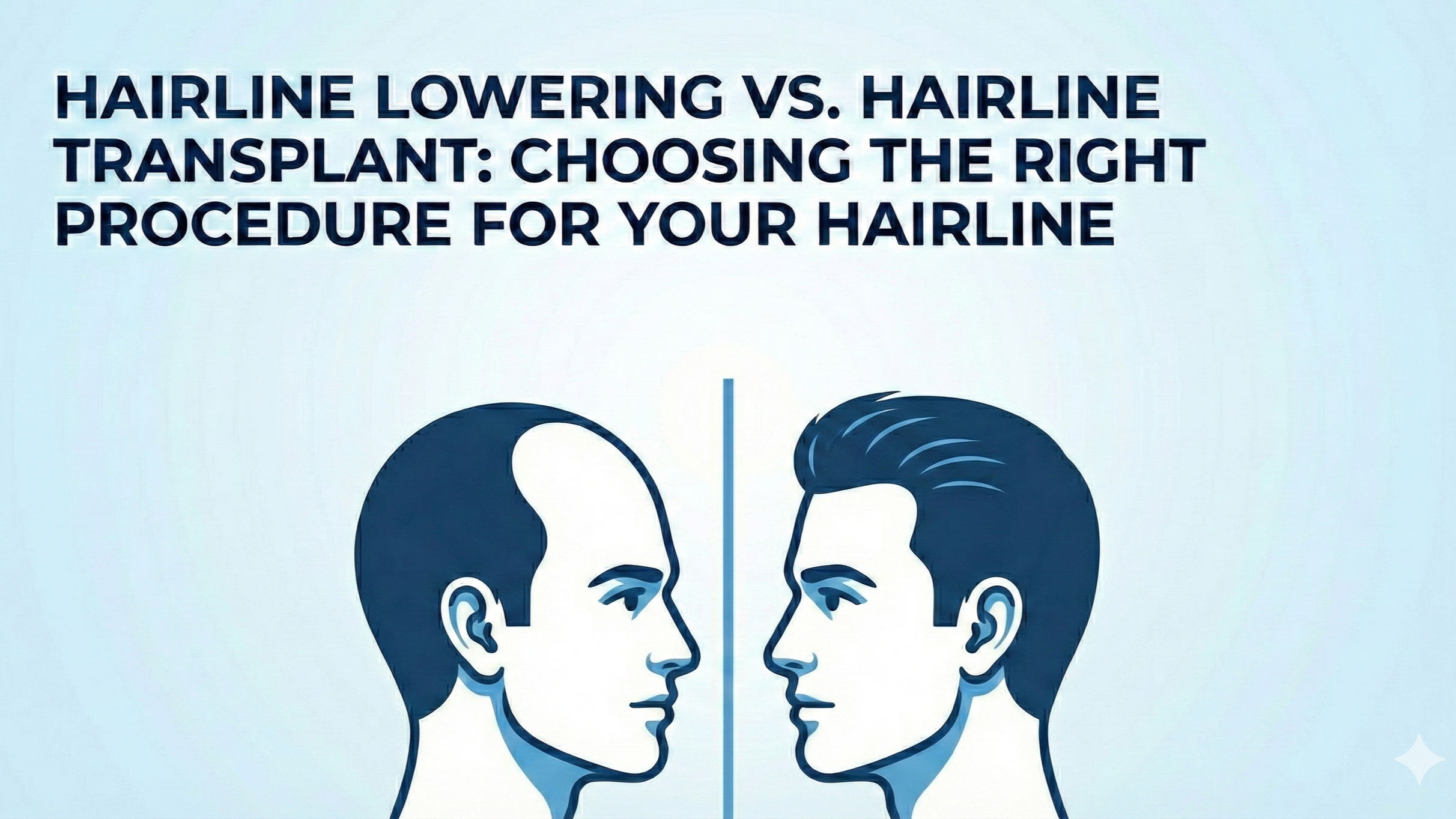 Hairline Lowering vs. Hairline Transplant: Choosing the Right Procedure for Your Hairline