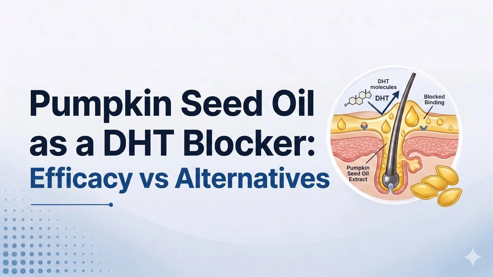 Pumpkin Seed Oil as a DHT Blocker: Efficacy vs Alternatives