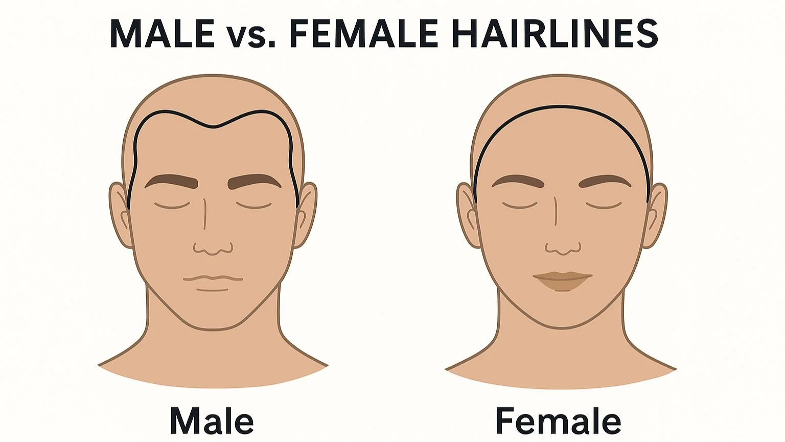 Male vs. Female Hairlines: Understanding the Key Differences