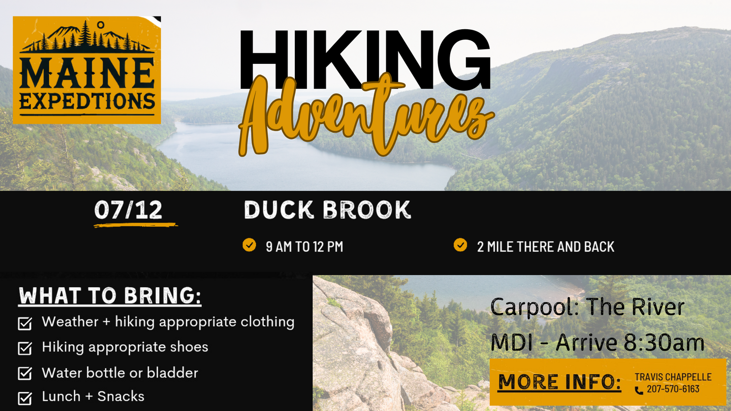 Maine Expedition - Hiking Adventure Day