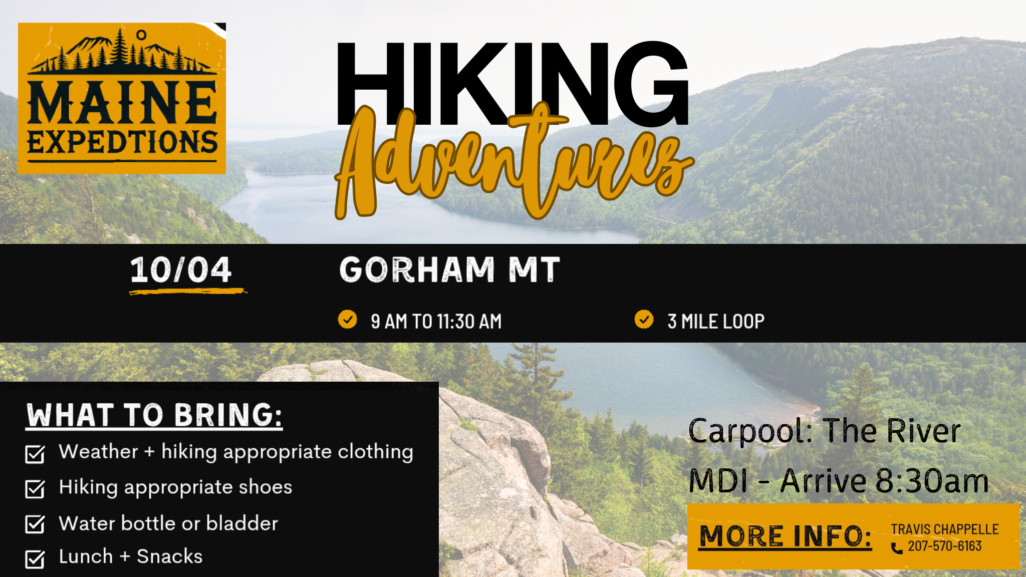 Maine Expedition - Hiking Adventure Day