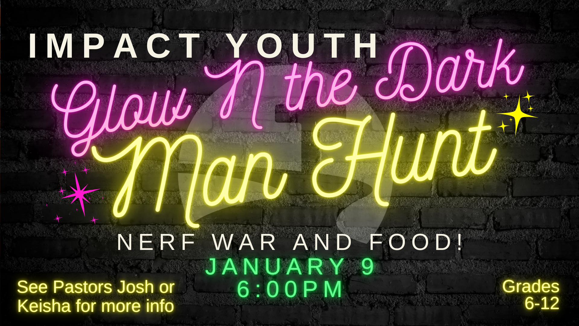 Impact Youth Glow N the Dark Manhunt