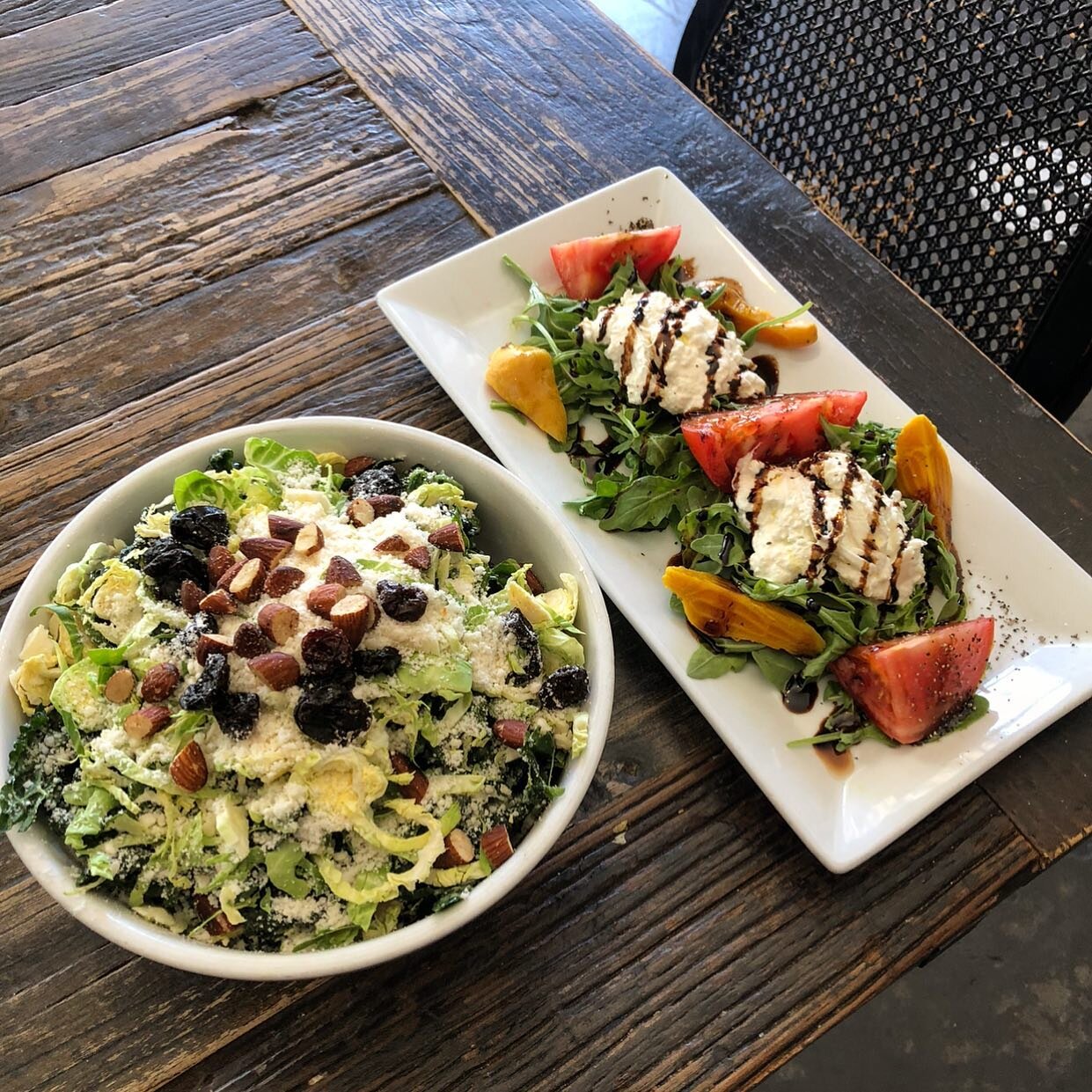 Starting tomorrow we will only serve breakfast up until 11:30am Monday-Friday and 12pm Saturday &amp; Sunday 🍳☕️ but really this just gives you a chance to try one of our amazing salads 🥗😋 like our Baby Kale &amp; Brussel Sprout or our Caprese Sal