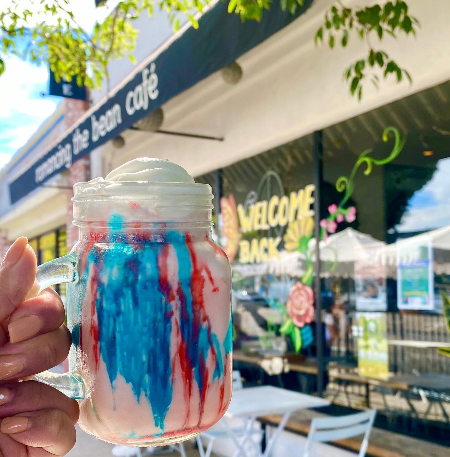 For tomorrow only we will be having a 4th of July Special 🇺🇸The Strawbs and Stripes🇺🇸 
A blended strawberry 🍓 &amp; white chocolate 🍫 w/ coconut milk 🥥 topped with whipped cream 😋
We will also be closed this Sunday and wish all of you a happy