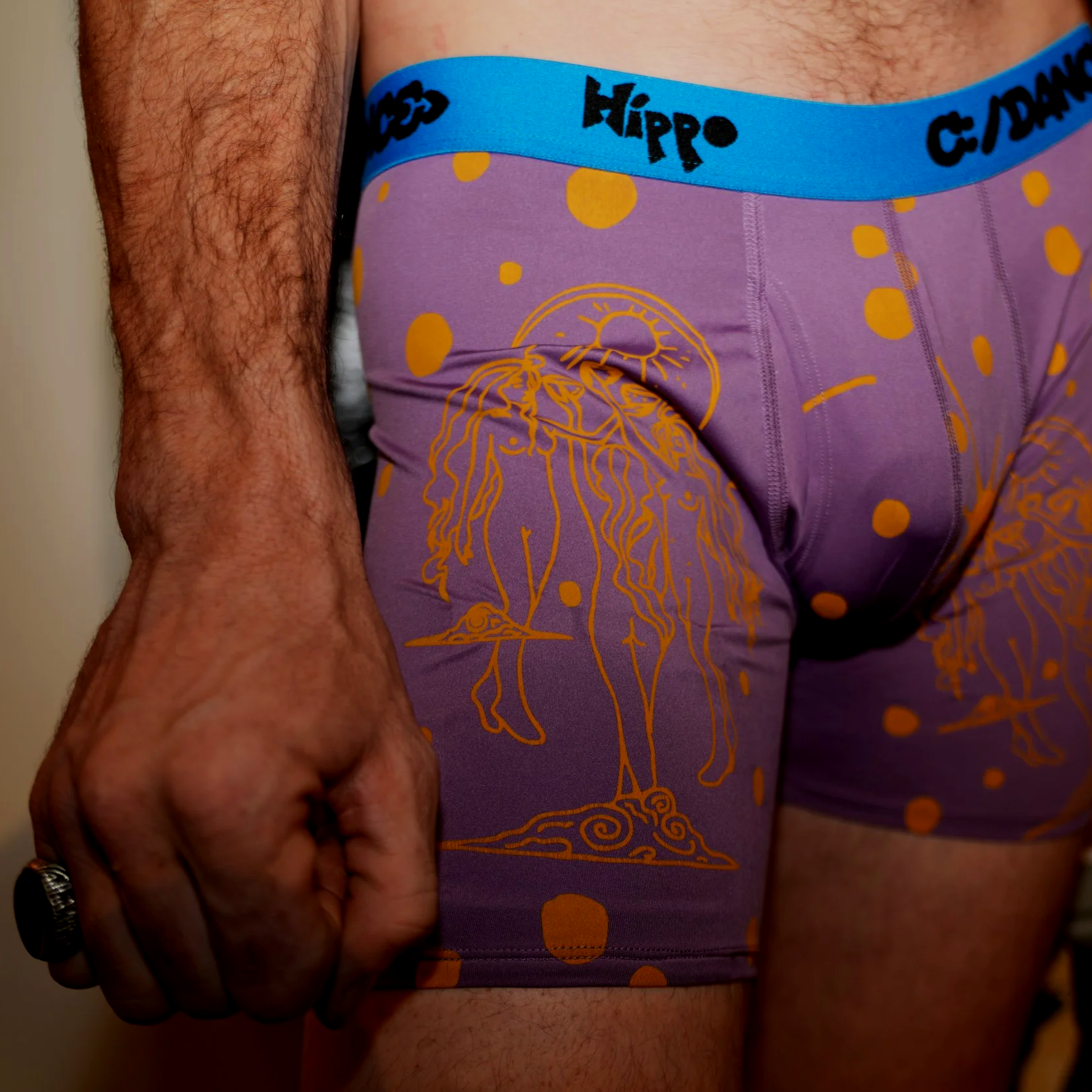 HippoDraws - "Three of Cups" Men's Fashion Underwear Boxer Brief