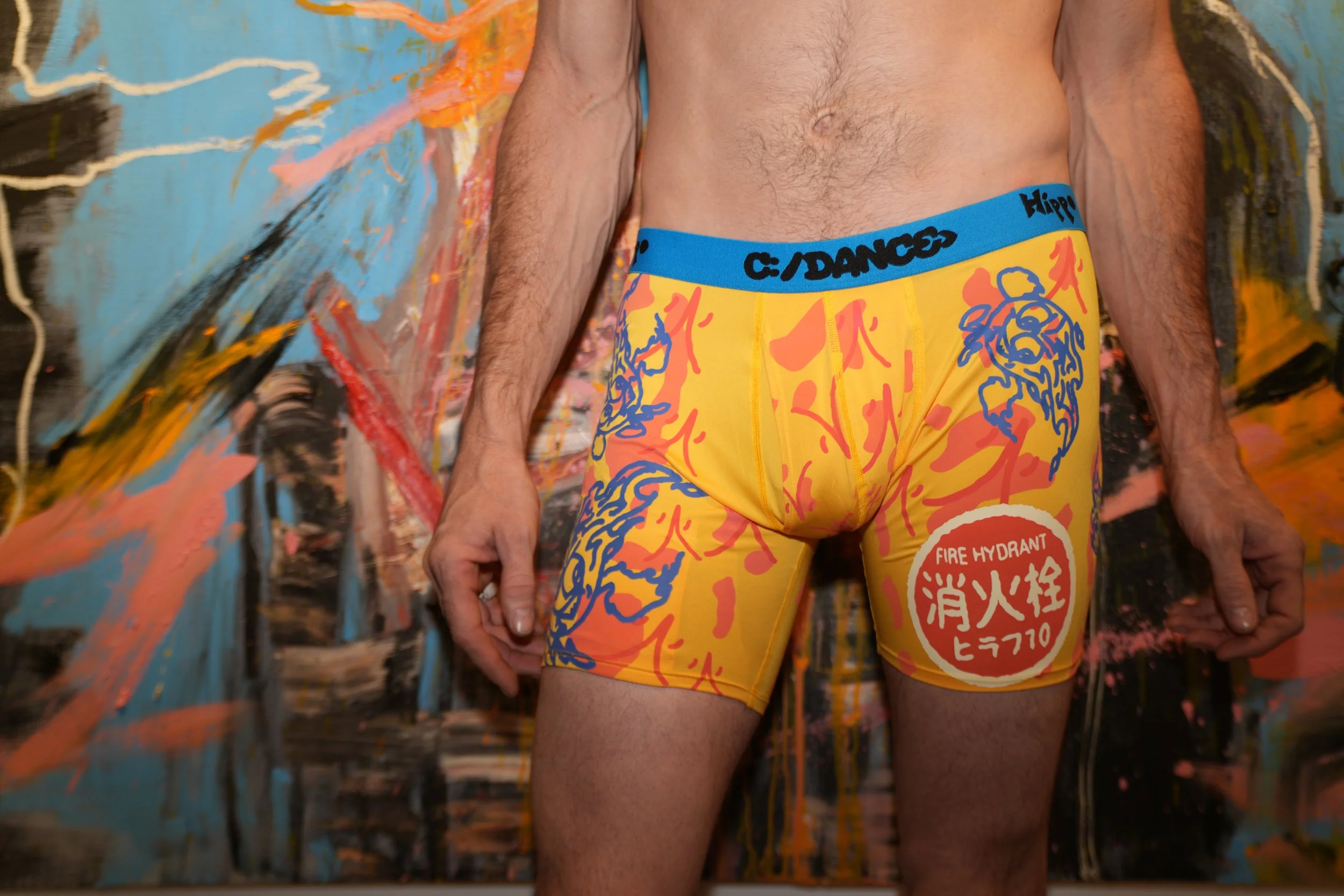 HippoDraws - "Fire Hydrant" Men's Fashion Underwear Boxer Brief