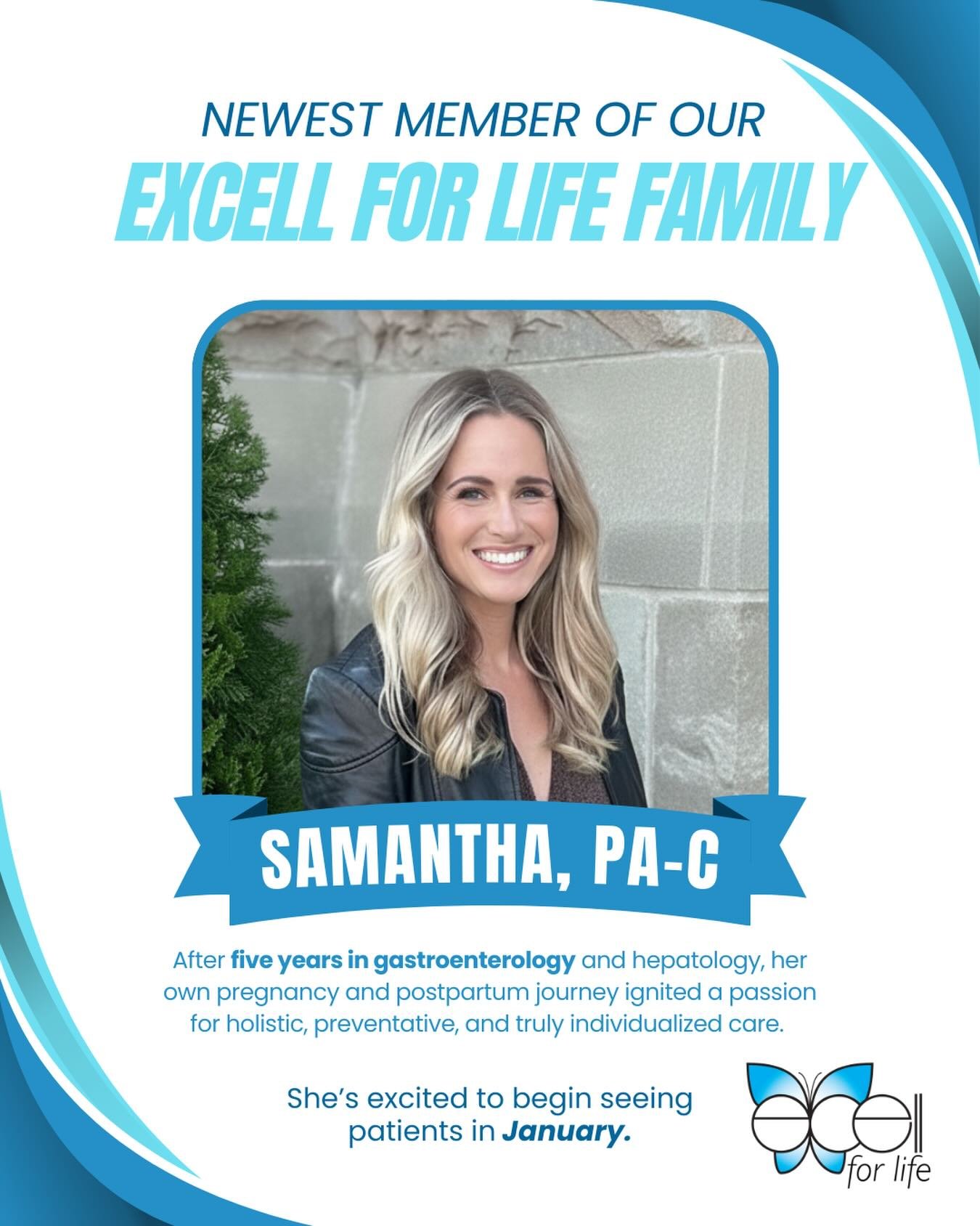 Welcome to the team, Samantha! 

Samantha is a practicing Physician Assistant (PA-C) with 5 years of experience in gastroenterology and hepatology right here in Indianapolis. After navigating her own pregnancy and postpartum journey, she discovered a