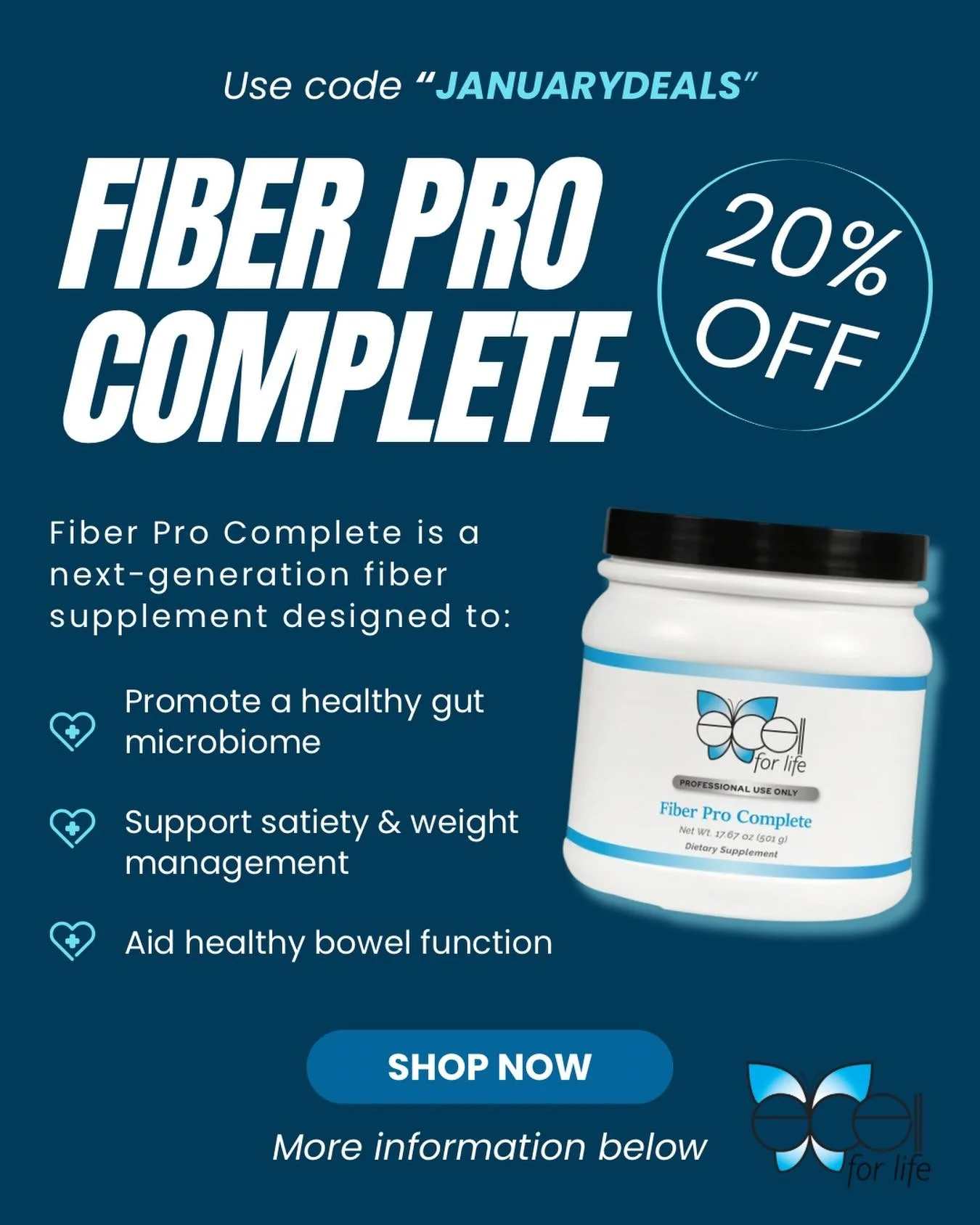 New year, better gut 💫

Fiber Pro Complete helps support digestion, gut health, and feeling full so you can start 2026 strong from the inside out.

✨ 20% OFF with code JANUARYDEALS

Don&rsquo;t miss it, shop now!

#GutHealthMatters #wellnessessentia
