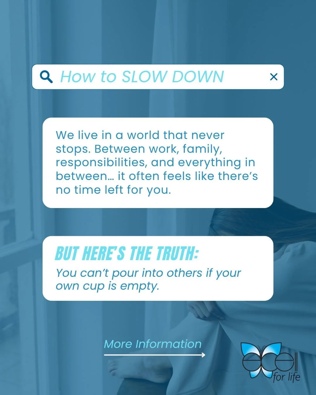 ✨ How to SLOW DOWN ✨

Life doesn&rsquo;t slow down, but you can.
You can&rsquo;t pour into others if your cup is empty 🤍

💭 Be intentional:
 &bull; Pause and take it in
 &bull; Find meaning in the little things
 &bull; Make time for you

🌿 Even a 