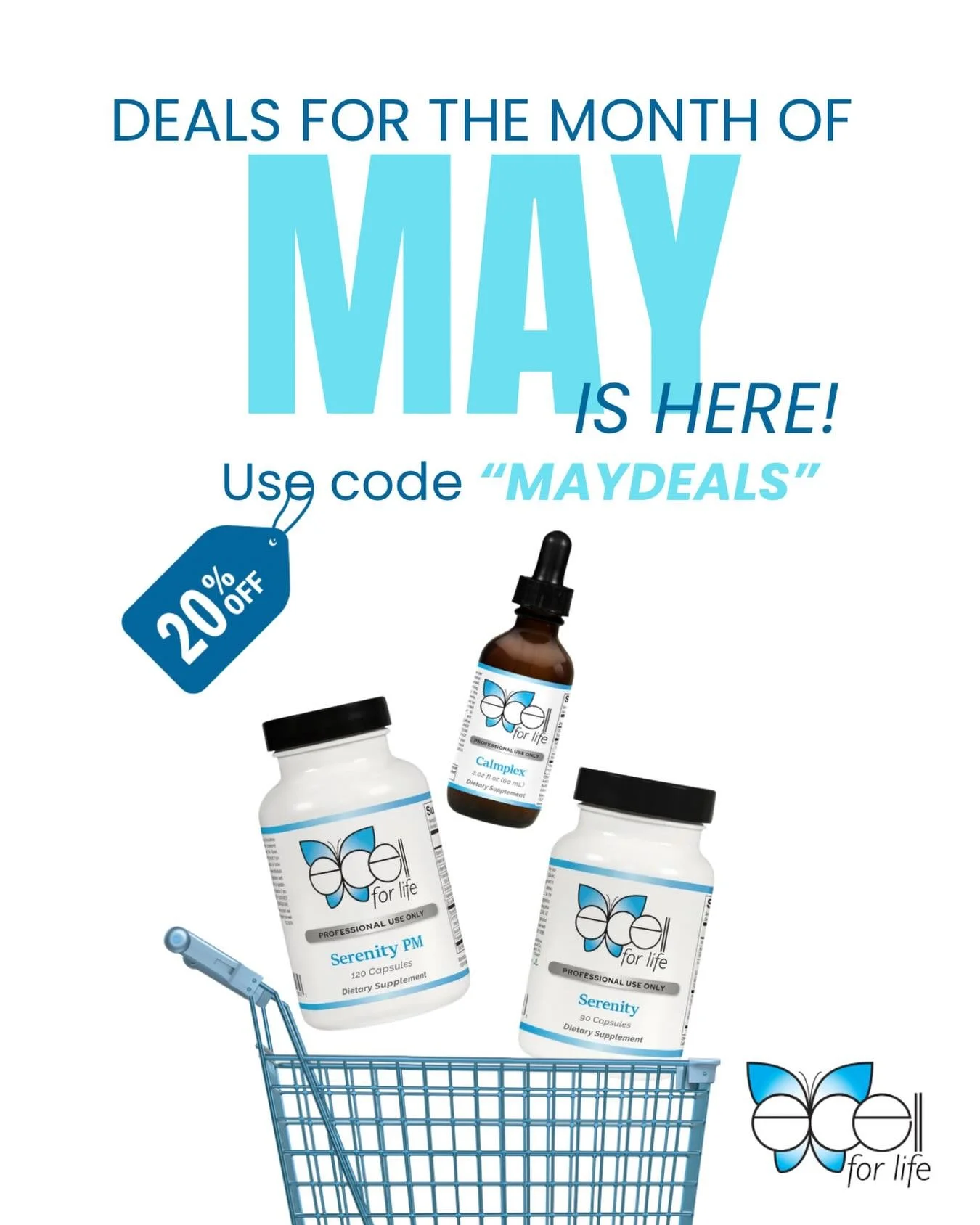 May Deals Are Here 🌿

This month, we&rsquo;re making it easier to support your daily wellness routine 💚

Enjoy 20% OFF our most loved support formulas:
 ✨ Serenity
 🌙 Serenity PM
 🧠 Calmplex

Whether you&rsquo;re looking to unwind after a long da