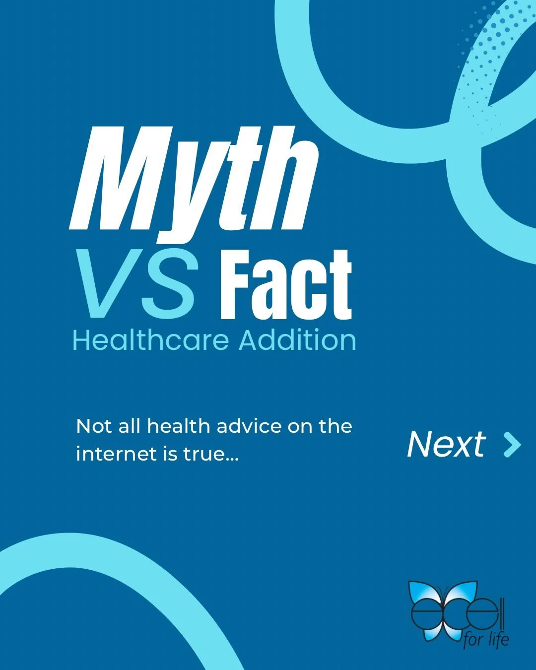 🩺 Did You Know?

Not all health advice on the internet is true&hellip; 👀

There&rsquo;s a lot of misinformation out there, and believing the wrong thing can actually impact your health more than you think.

We&rsquo;re breaking down a few common my