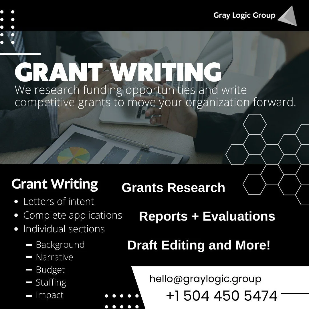 Looking to grow your LA/MS nonprofit's revenue over budget? 🤑 We offer a full suite of Grant Writing Services through our Nonprofit Lab. Contact us to get ready for the upcoming grants season!

#grantwriting #nonprofit #writing #growthmindset