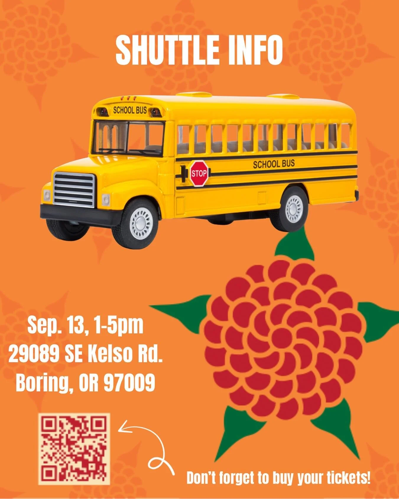 If you&rsquo;re coming to the Harvest Celebration on Saturday, you&rsquo;ll be able to take a cruise down memory lane by shuttling to the farm in a school bus! Just like the students who visit the farm for a field trip :). Everyone is asked to park a