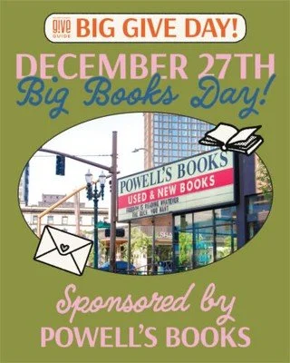 Every donation of $10 or more today has a chance to win a $500 gift card to Powell&rsquo;s Books. Today is your day, bookworms &mdash; set aside your latest page-turner (don&rsquo;t worry, you&rsquo;ll have your nose back in a book in no time) and ma