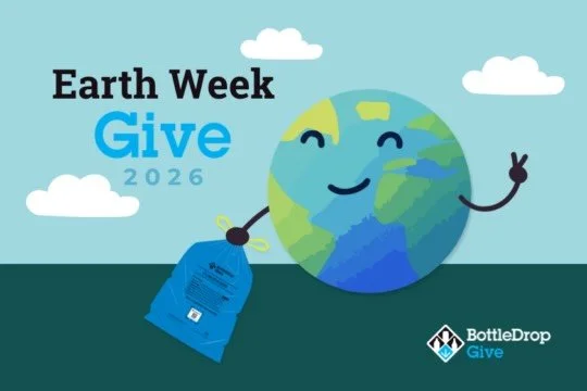 BottleDrop Earth Week is coming up April 15-26. All bottles and cans dropped at a BottleDrop center with a Thimbleberry sticker during that time will be eligible for a 20% match from BottleDrop! If you have bottles and cans and would like a Thimblebe