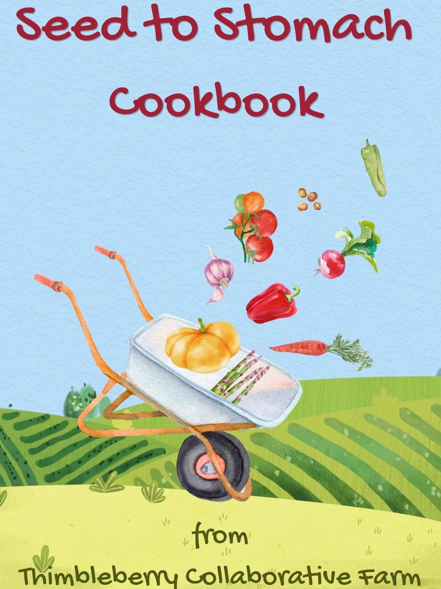 We have an exciting announcement to make! Bella, our beloved Education Programs Manager, spent the winter making a Seed to Stomach cookbook that is now available on our website (check the link in our bio). It&rsquo;s filled with gardening tips for be