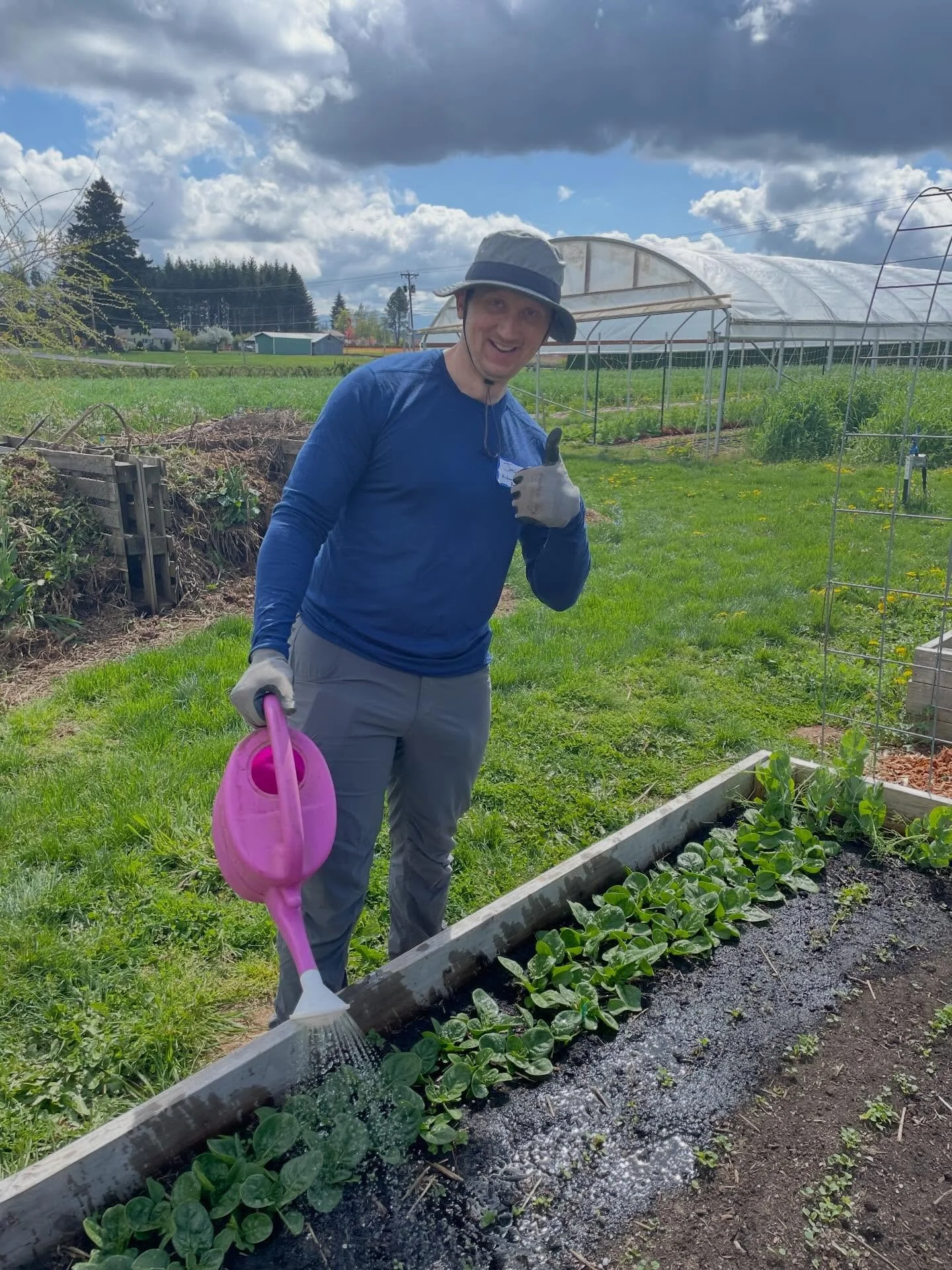 🌎 Our Earth Day Volunteer Day is coming up next Saturday, April 25, 10-2! These are some photos from last year&rsquo;s event. Join us for a day of working outside, meeting new friends, making garden stepping stones, and tasting some farm fresh produ