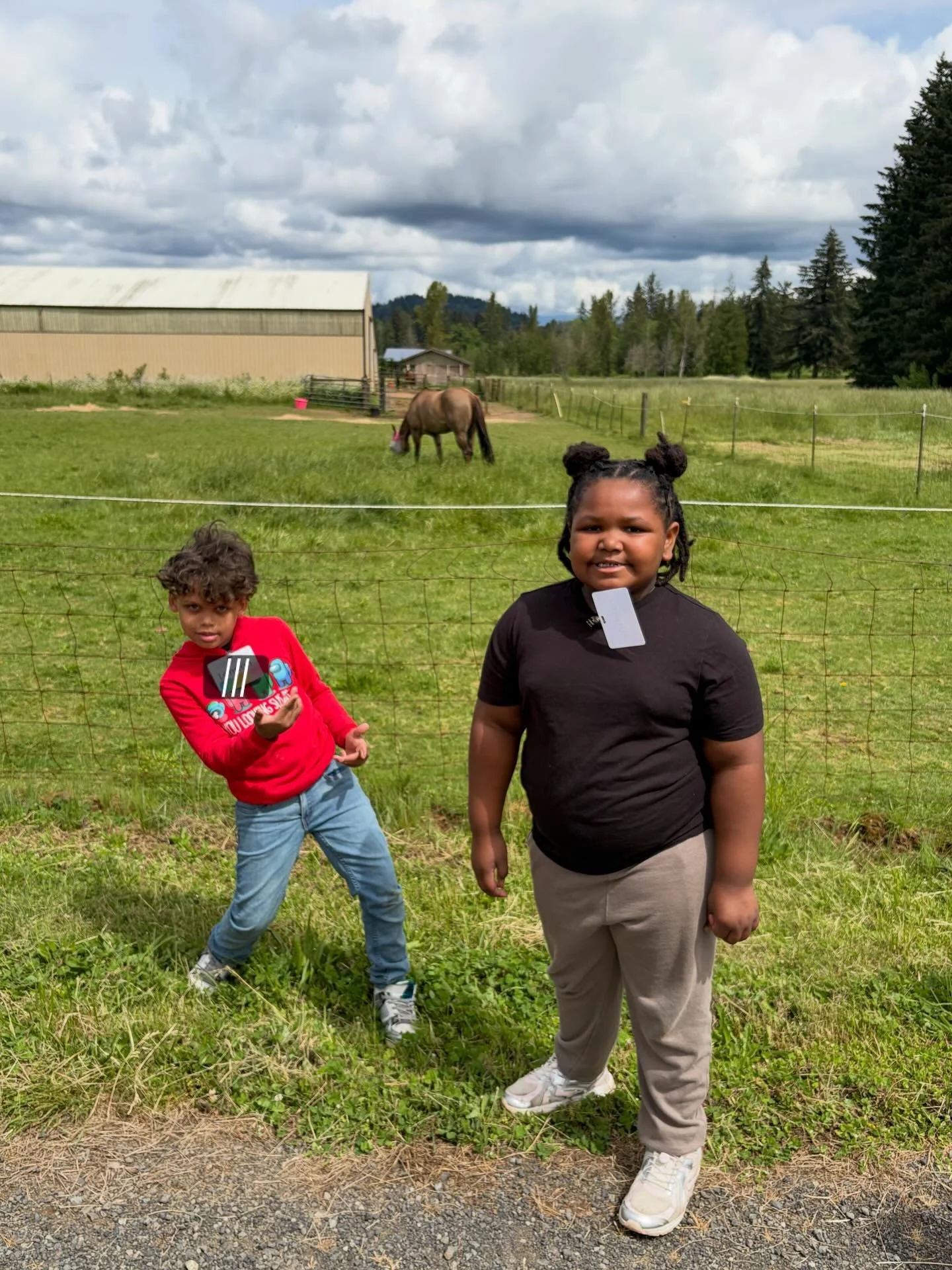 Just kids being kids out at the farm ✨ it&rsquo;s been a wonderful field trip season so far!