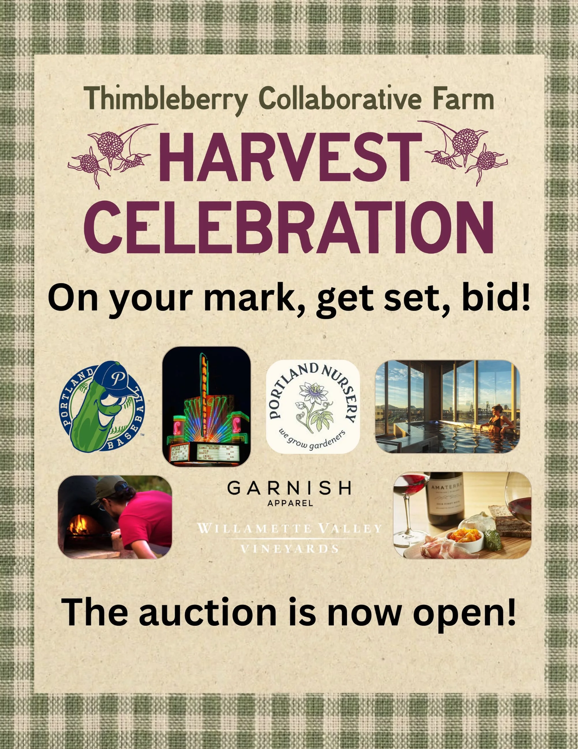 The Harvest Celebration auction is now open! Check out the packages at the link in our bio. Remember, you don&rsquo;t need to be present at the event to win. Although we hope to see you there :). And the auction will close at 1:30pm this Saturday the