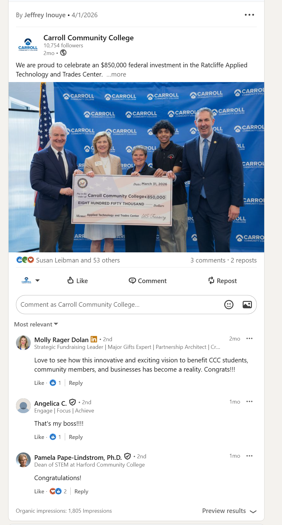 LinkedIn Post