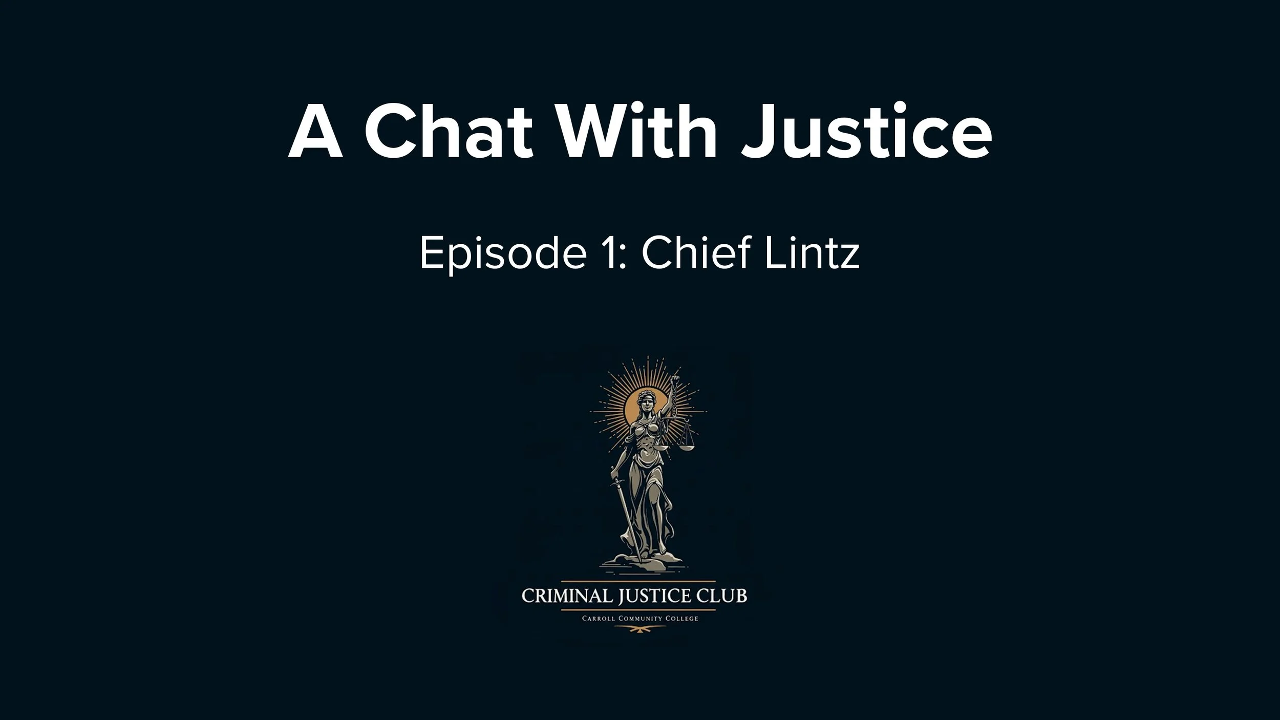 CCC Criminal Justice Club Podcast