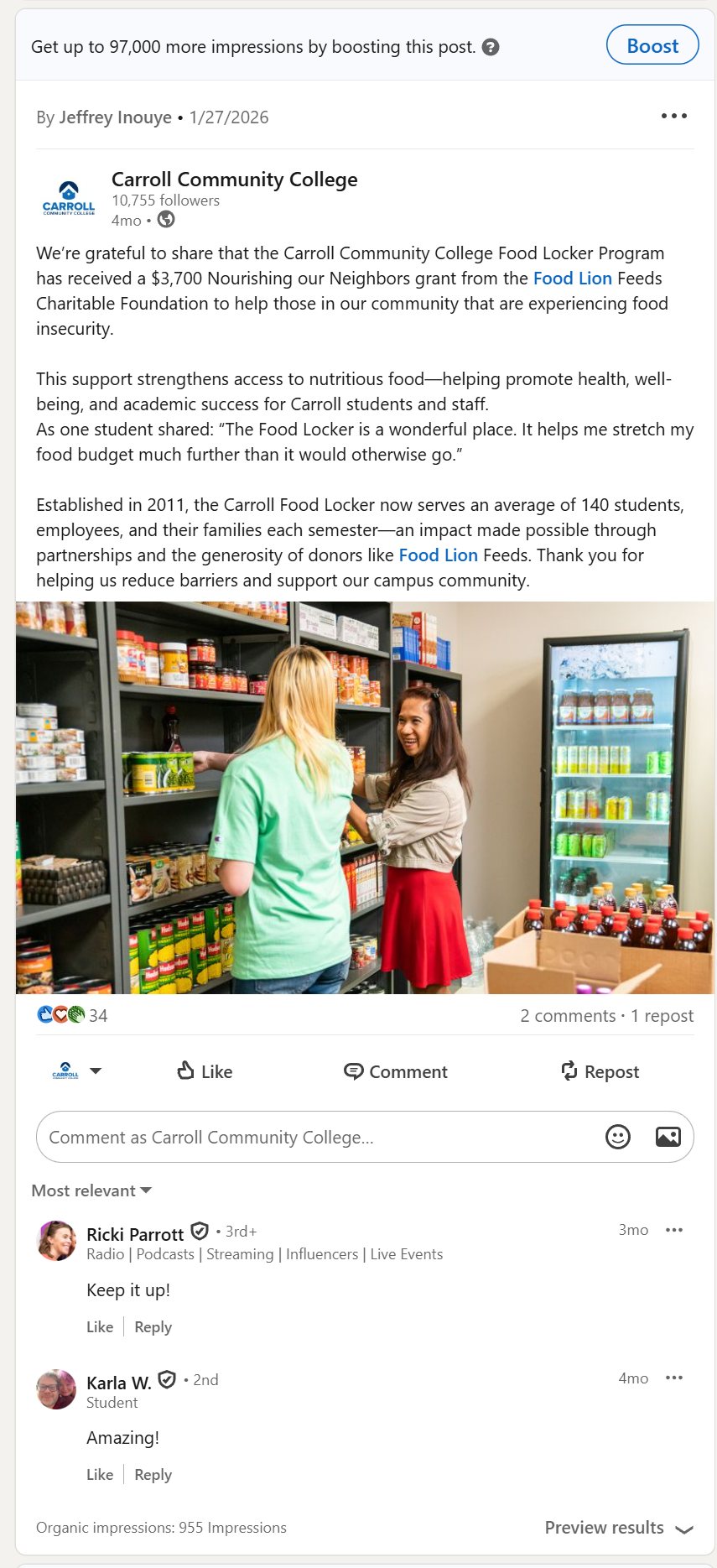 LinkedIn Post