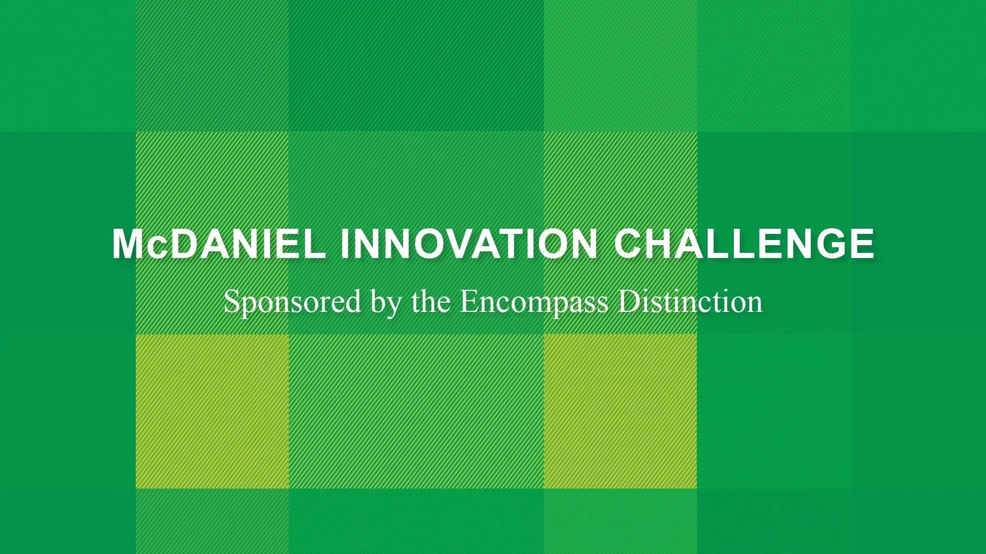 McDaniel College Innovation Challenge