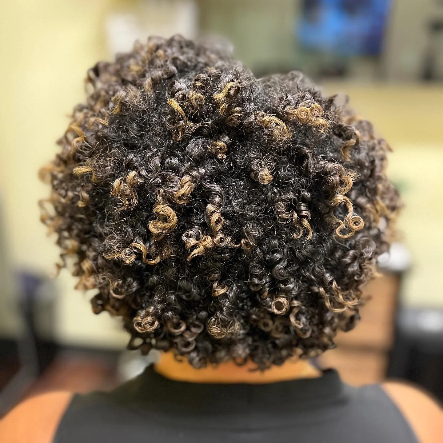 Enjoy the journey. Short hair don’t care •
•
•
•
 #dallas #texas#dallashairstylist #curlbox #myhaircrush #hydratedhair #healthyhair #teamnatural #teamnatural_
#washandgo #naturalhairjourney #curls #education #shortcurlyhair