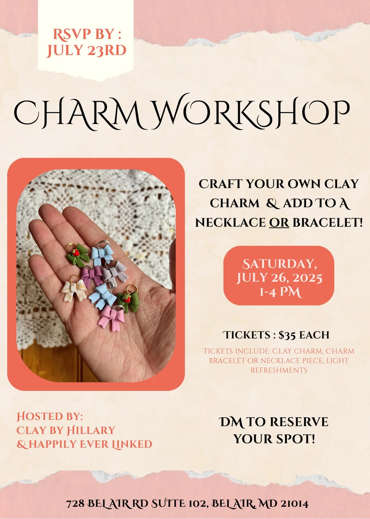 Bow Charm Workshop