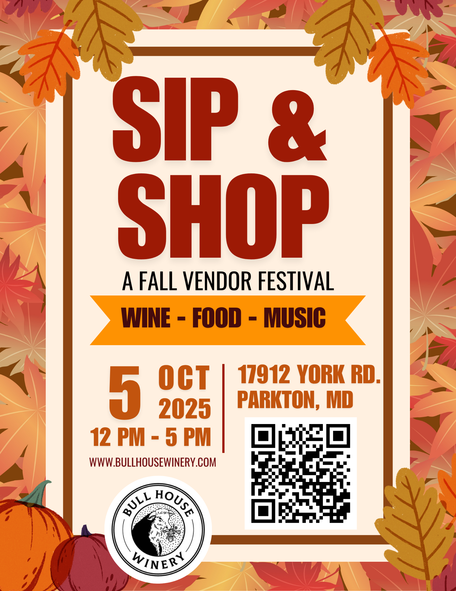 Sip & Shop at Bullhouse Winery