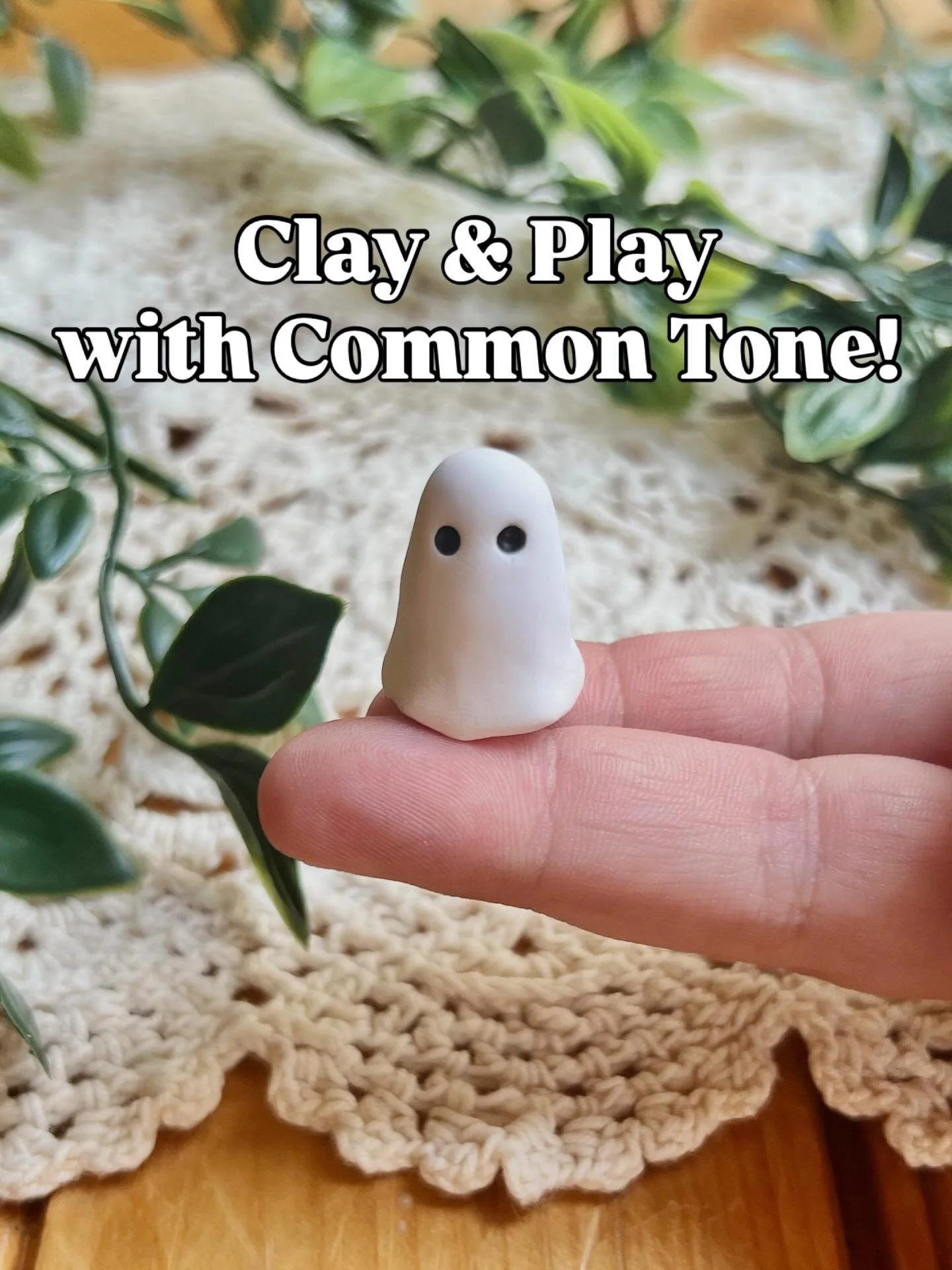 Want a fun way to start the weekend with your little? Come out to @charmcitybooks THIS SATURDAY for a Spooktacular Clay &amp; Play! Learn how to make a clay ghost pal, and then sing and dance with our friends at @commontonemusic 👻🎶