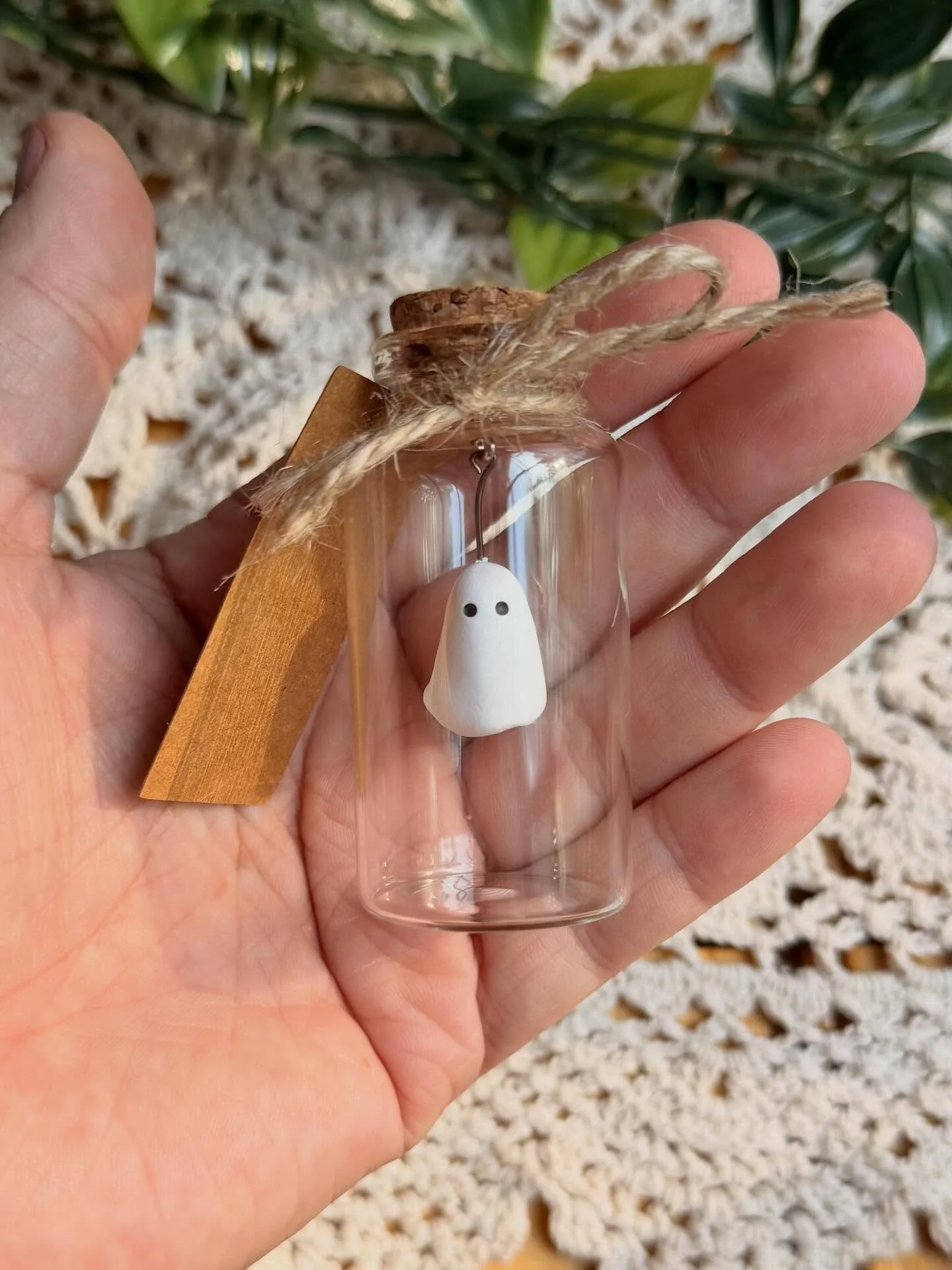 BOO! I&rsquo;ll also have a brand new batch of bottled spirits with me on Sunday at @bullhousewinery 👻. Each ghost has its own name tag. Which little guy will you take home?