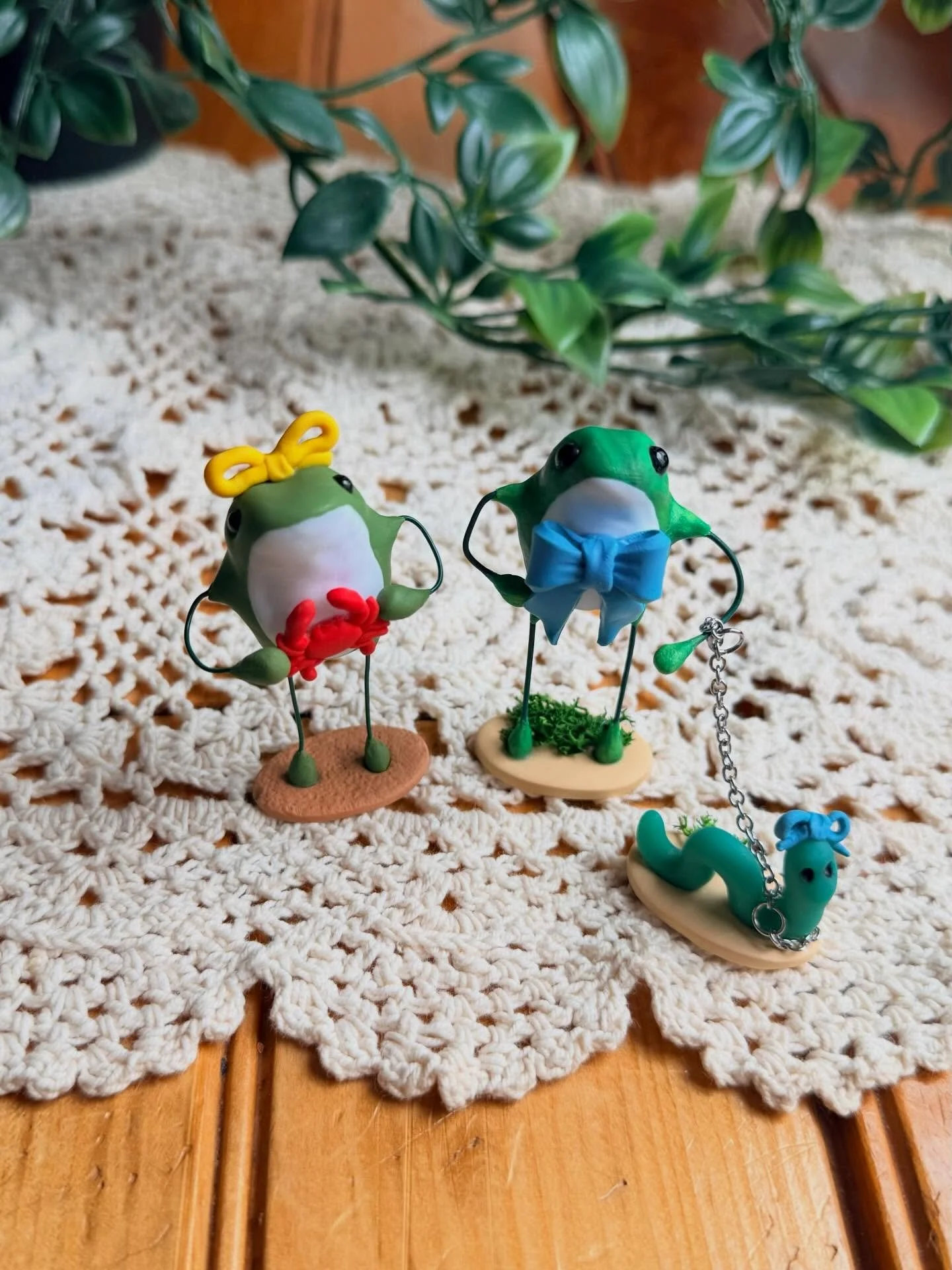 This weekend&rsquo;s exclusive froggos! You&rsquo;ll find lil Miss MD Crab on Saturday at @simplymadehere and Frog &amp; Pal on Sunday at @rhousebaltimore with @bmore.makers.hub and @barcsanimalshelter 🐸