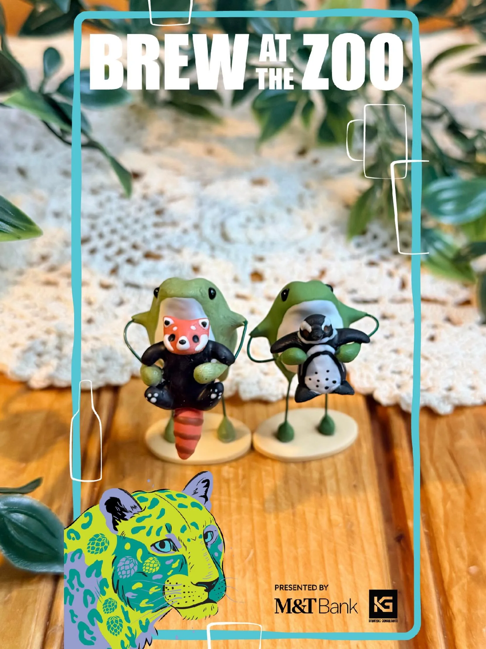 TOMORROW! These frog pals will be joining me at Brew at the Zoo tomorrow and Sunday. They&rsquo;ve each picked their favorite zoo animal to snuggle. Which animal would you snuggle if you could?