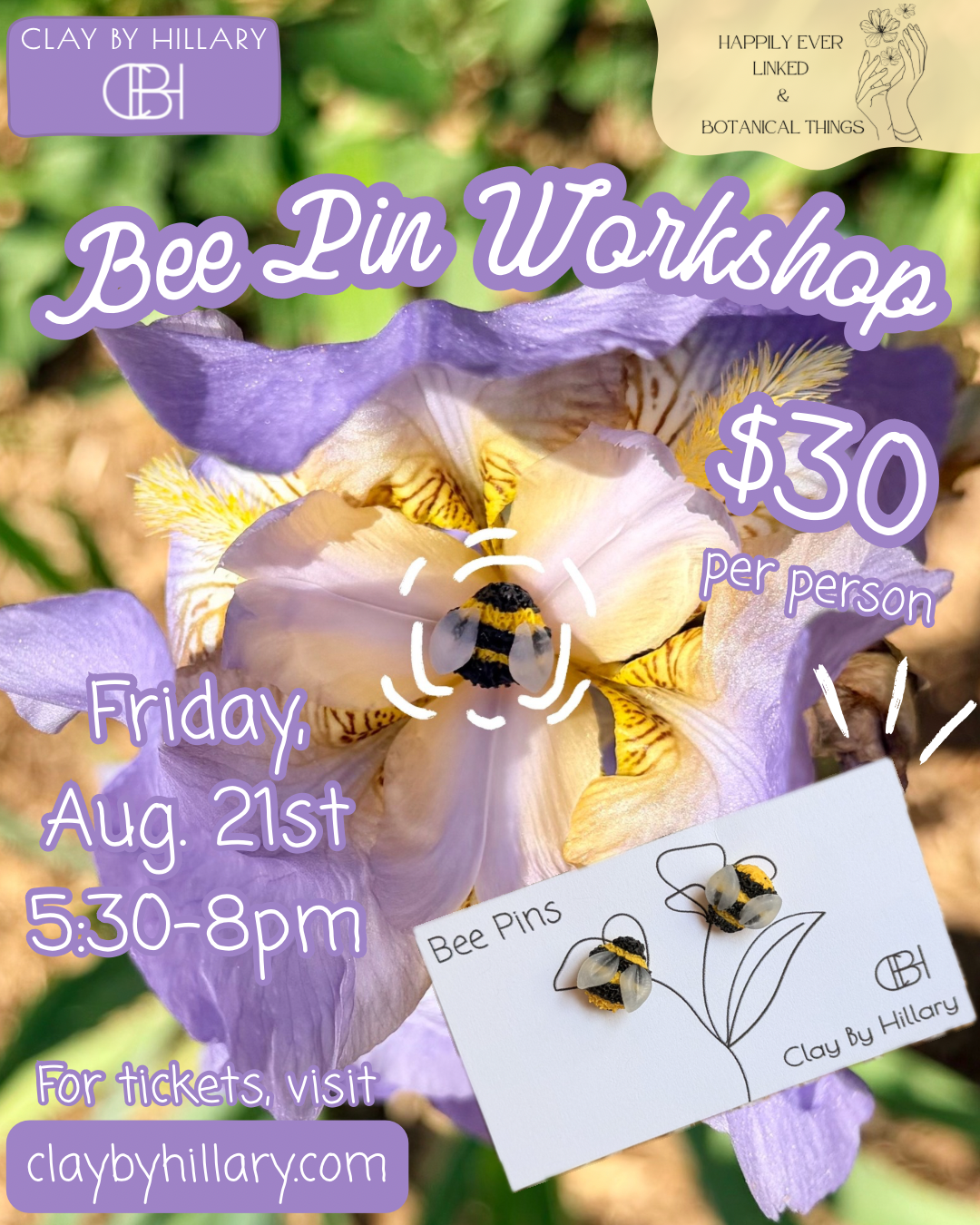 Bee Pin Workshop