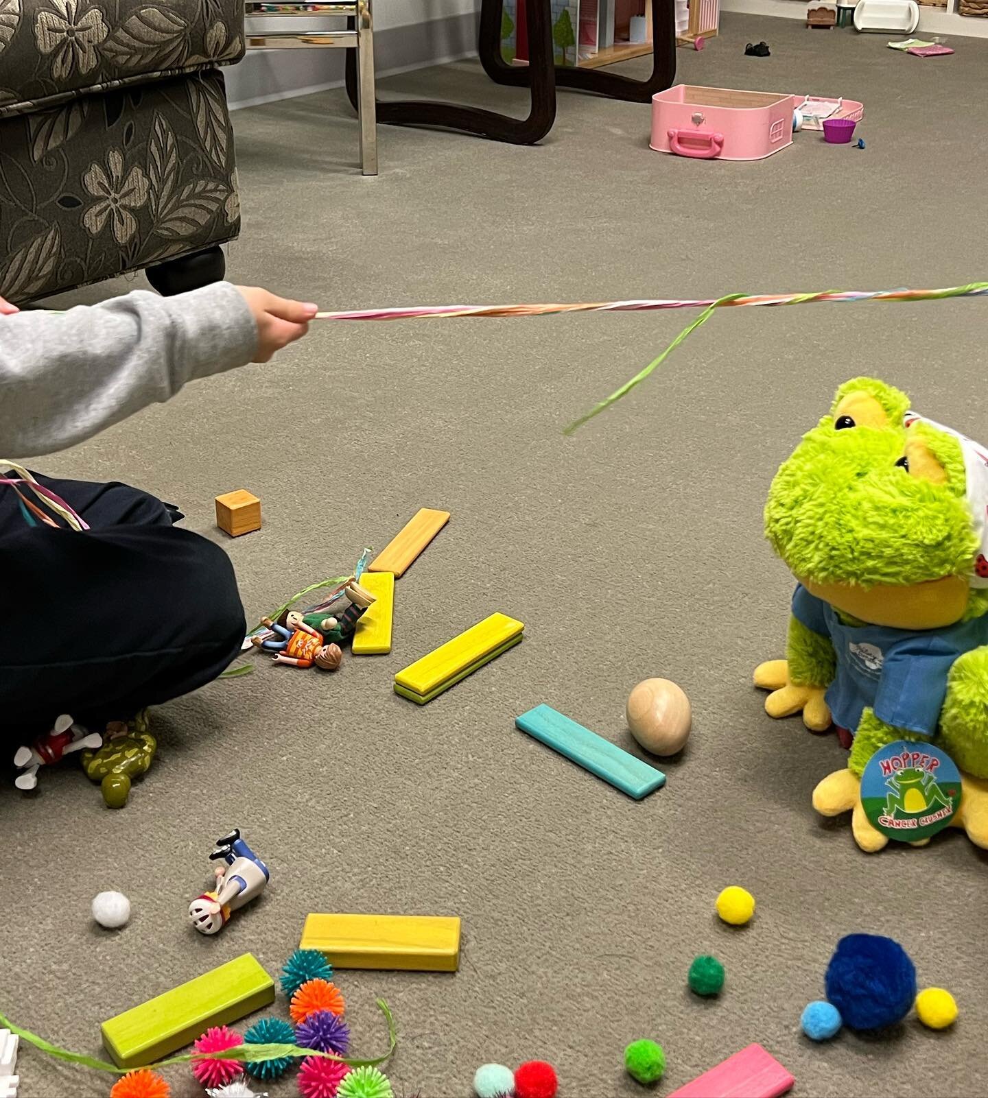 Sometimes we need a real string to stretch to the waiting room &hellip; just to make sure Mom or Dad is still close &hellip; #TheInvisibleString #Hopper