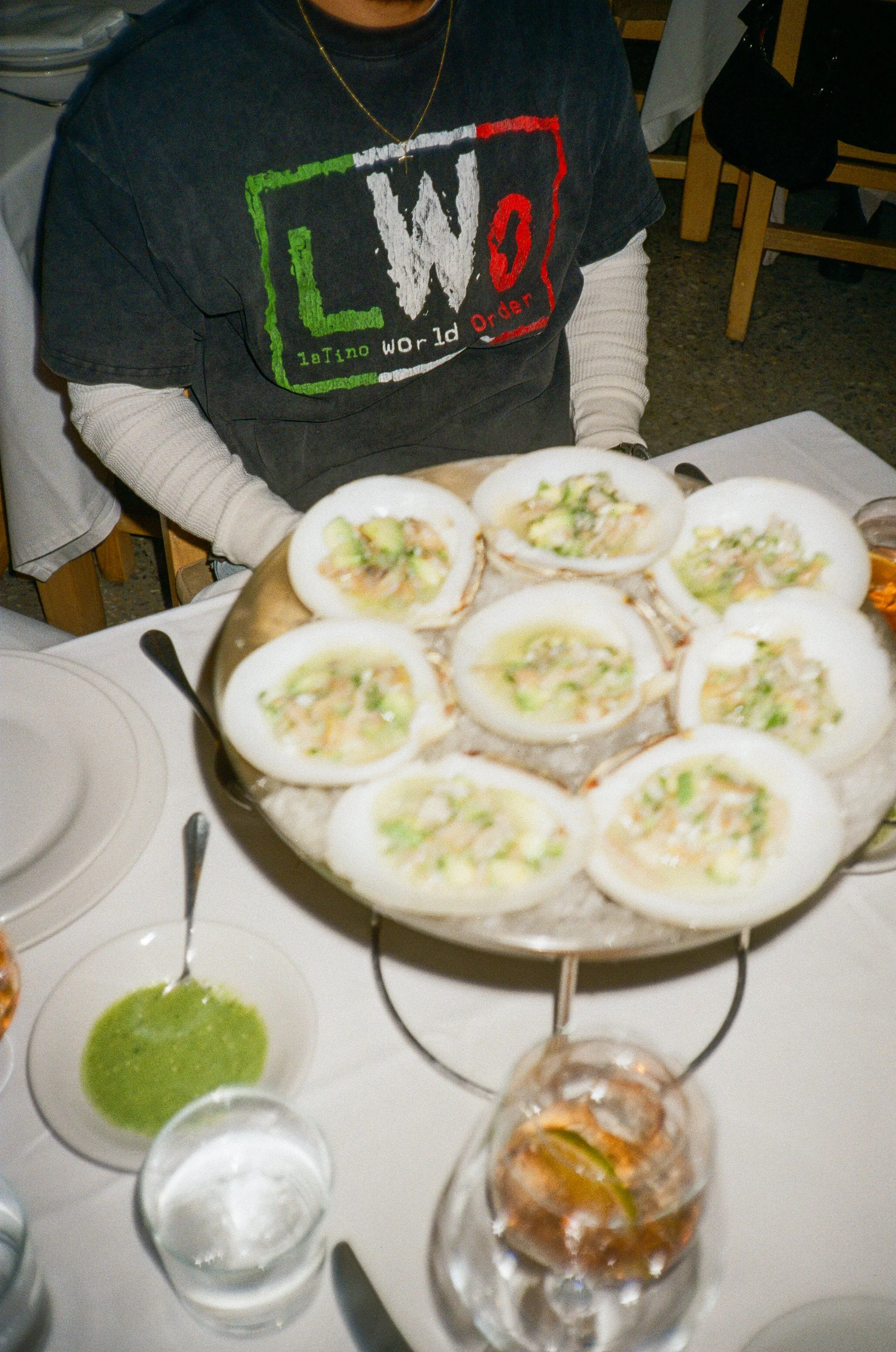 Wish these clams weren't out of focus. they were lovely