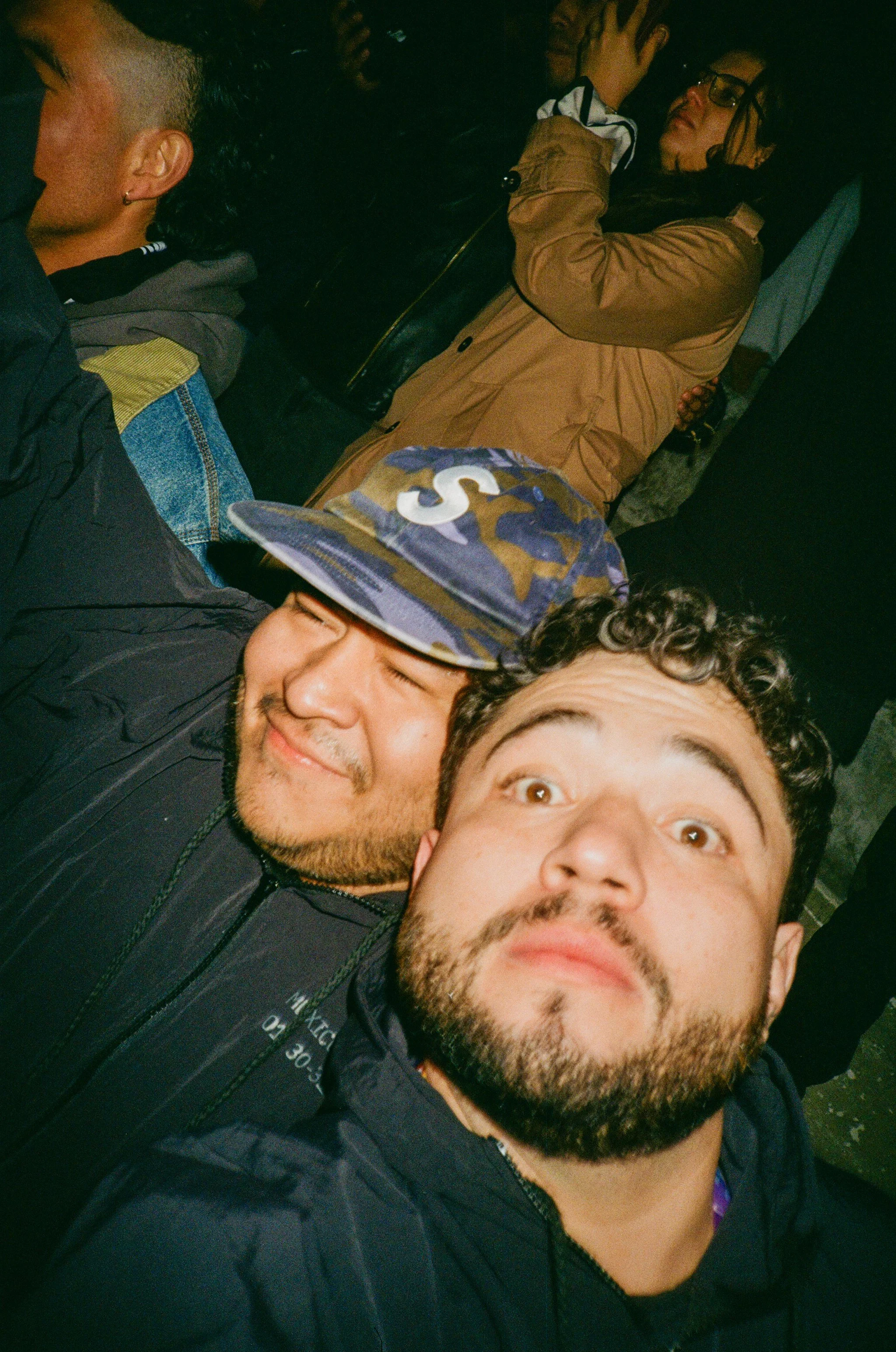 I snuck the camera in 