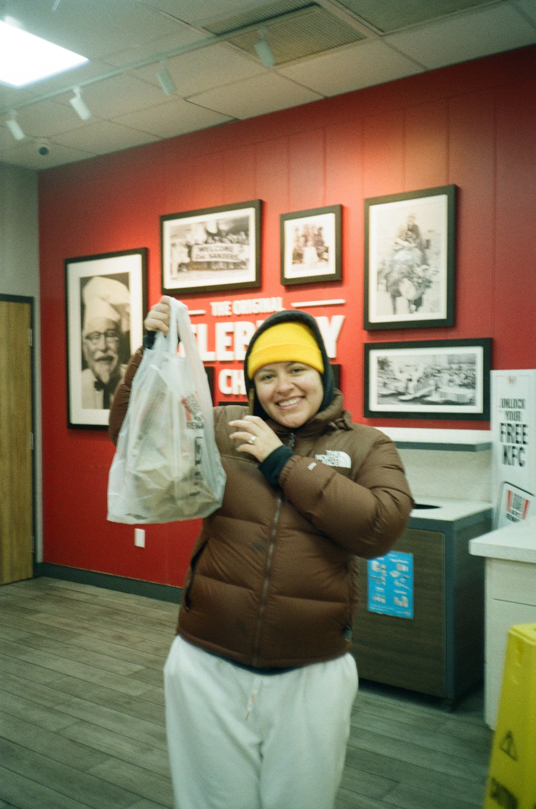 She loves Fried Chicken