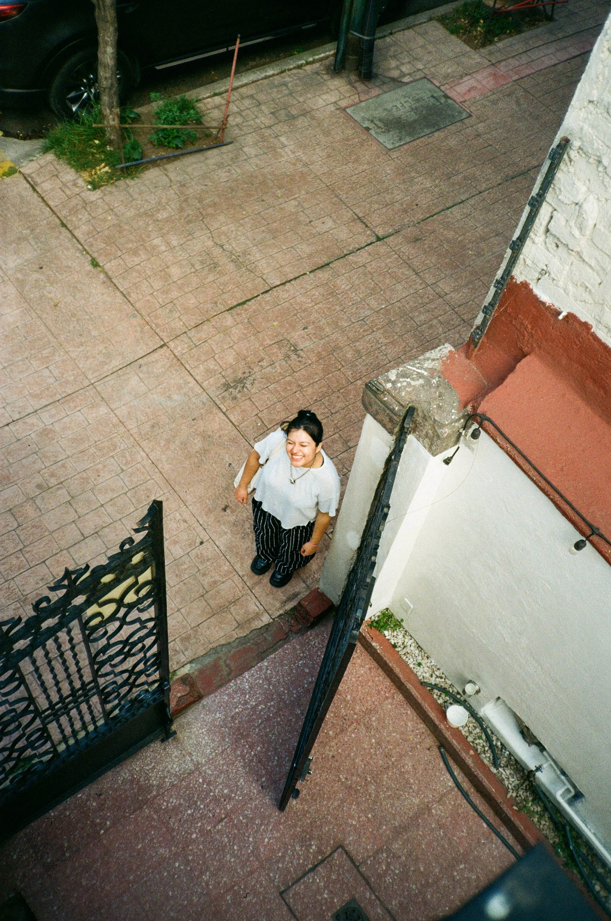 From the balcony of the bnb. 