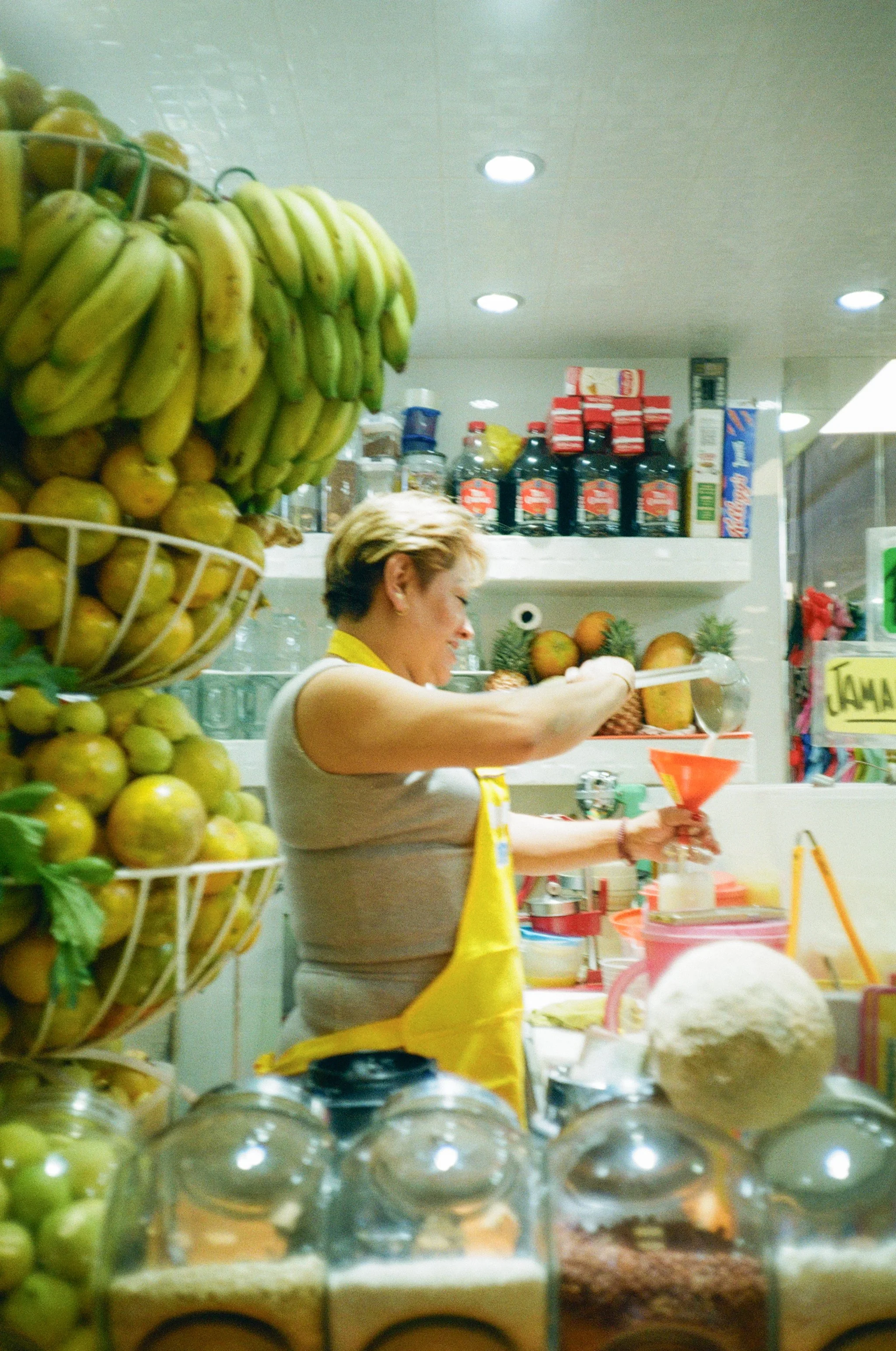 La señora de los mariscos. Legend.