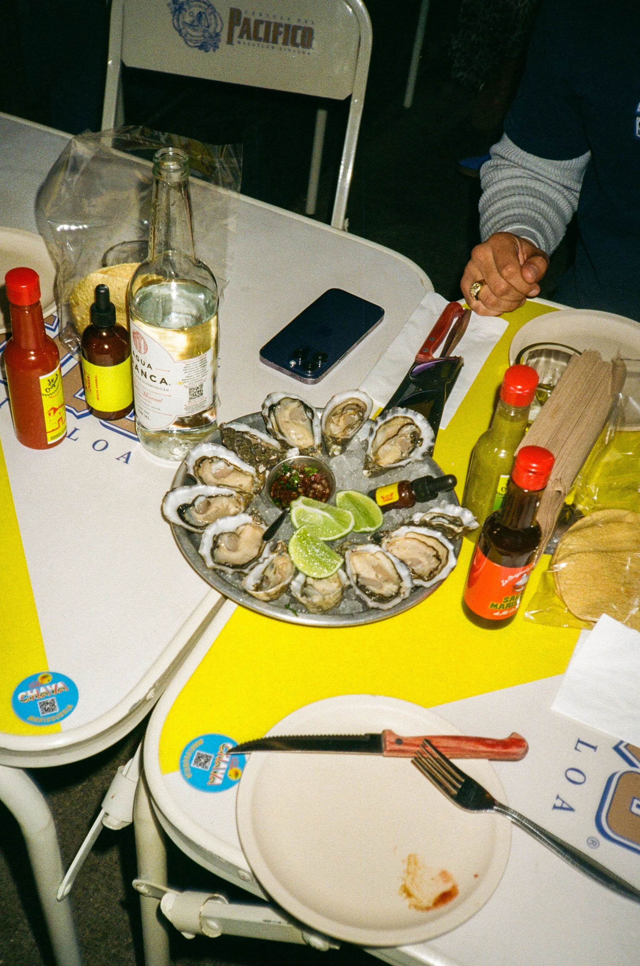 Mando visit to Mi Compa Chava to give thanks to the ocean.  