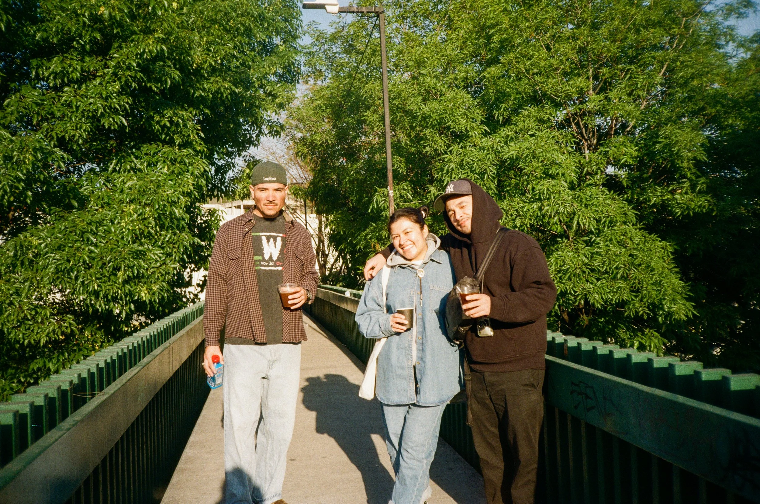 we crossed this bridge ten times a day. 