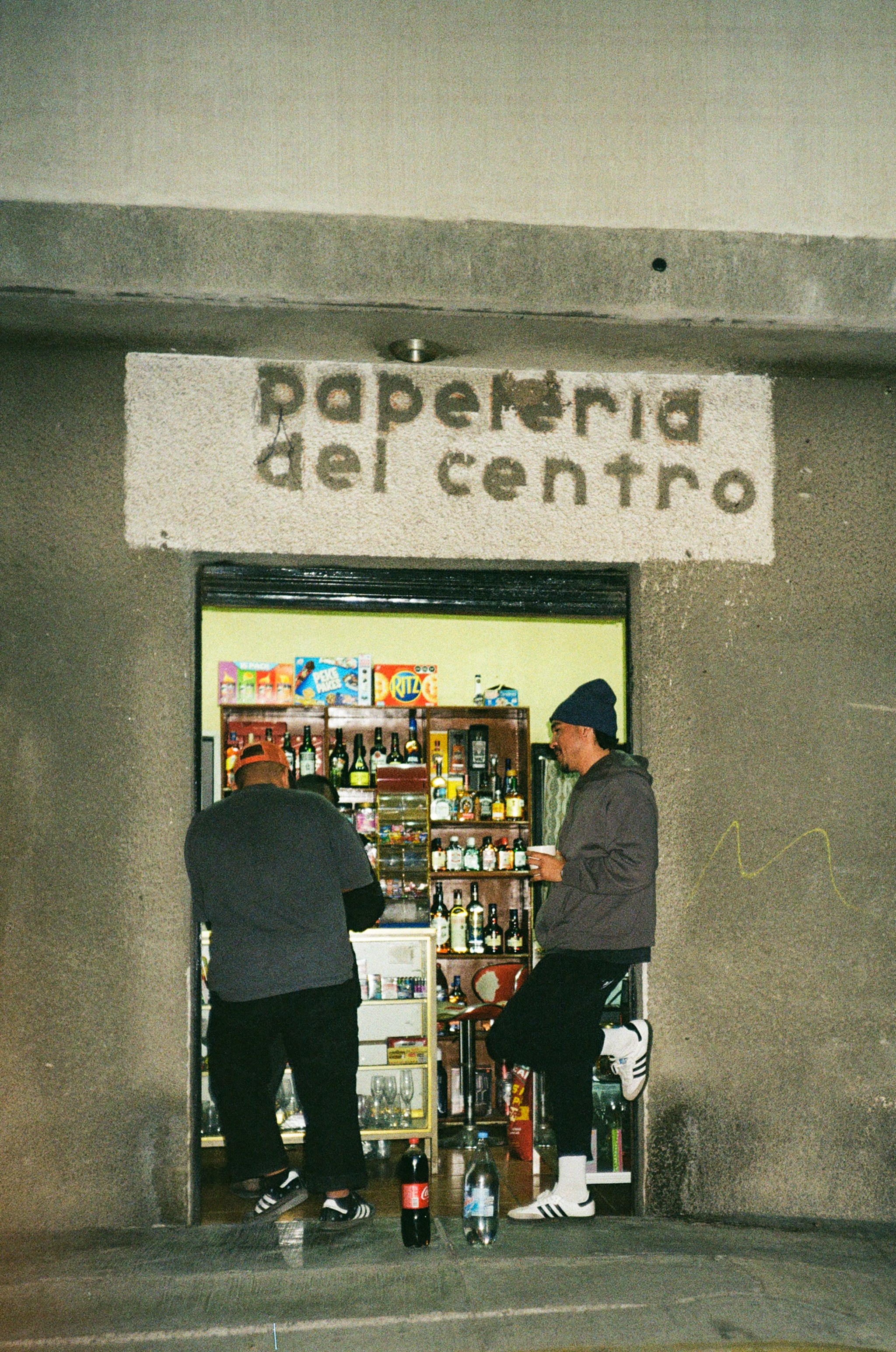 Coping whisky in San Lucas.