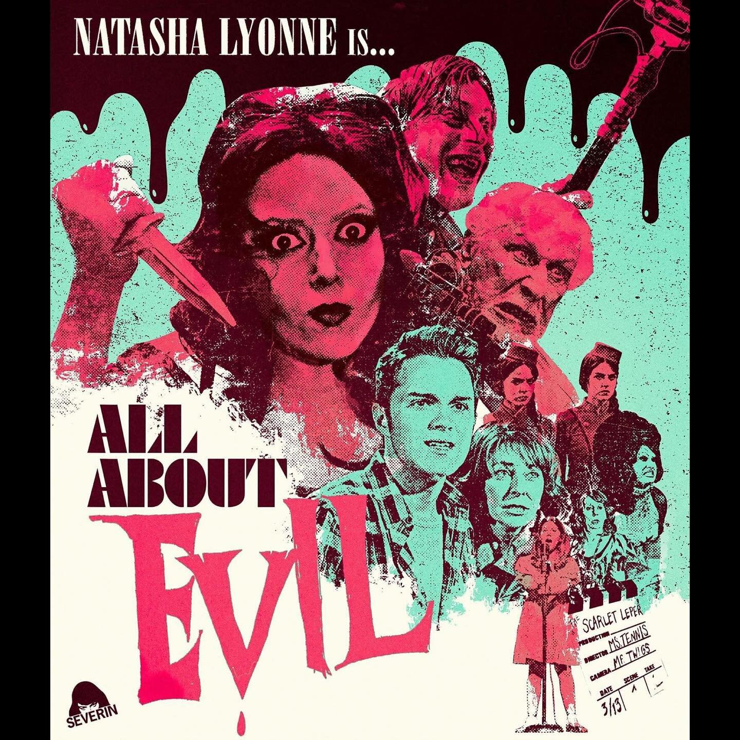 It&rsquo;s BACK!! 🎞🎬 I&rsquo;m so friggin&rsquo; excited that my first feature - All About Evil - is heading back to theaters for a tour of special event screenings this June! Huge thanks to @thepeacheschrist @nlyonne and MANY MANY others for makin
